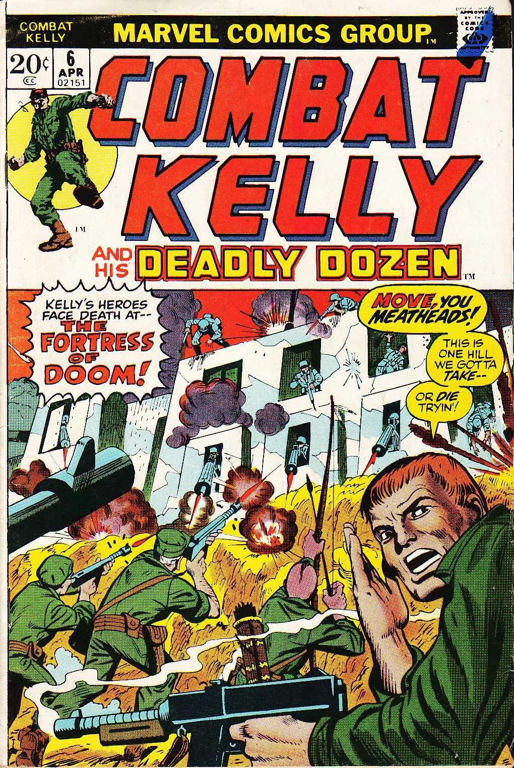 Read online Combat Kelly comic -  Issue #6 - 1
