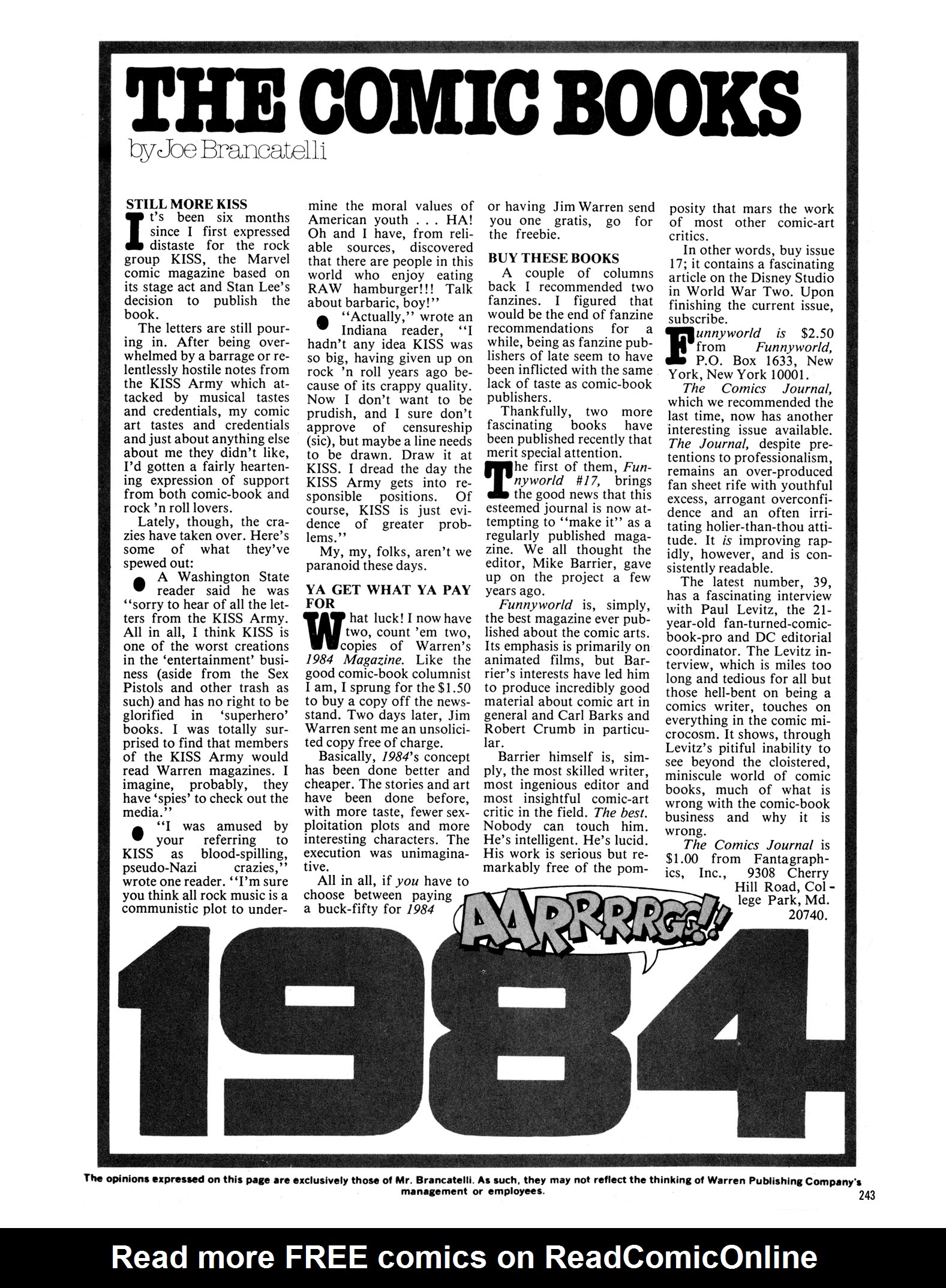 Read online Eerie Archives comic -  Issue # TPB 19 - 234