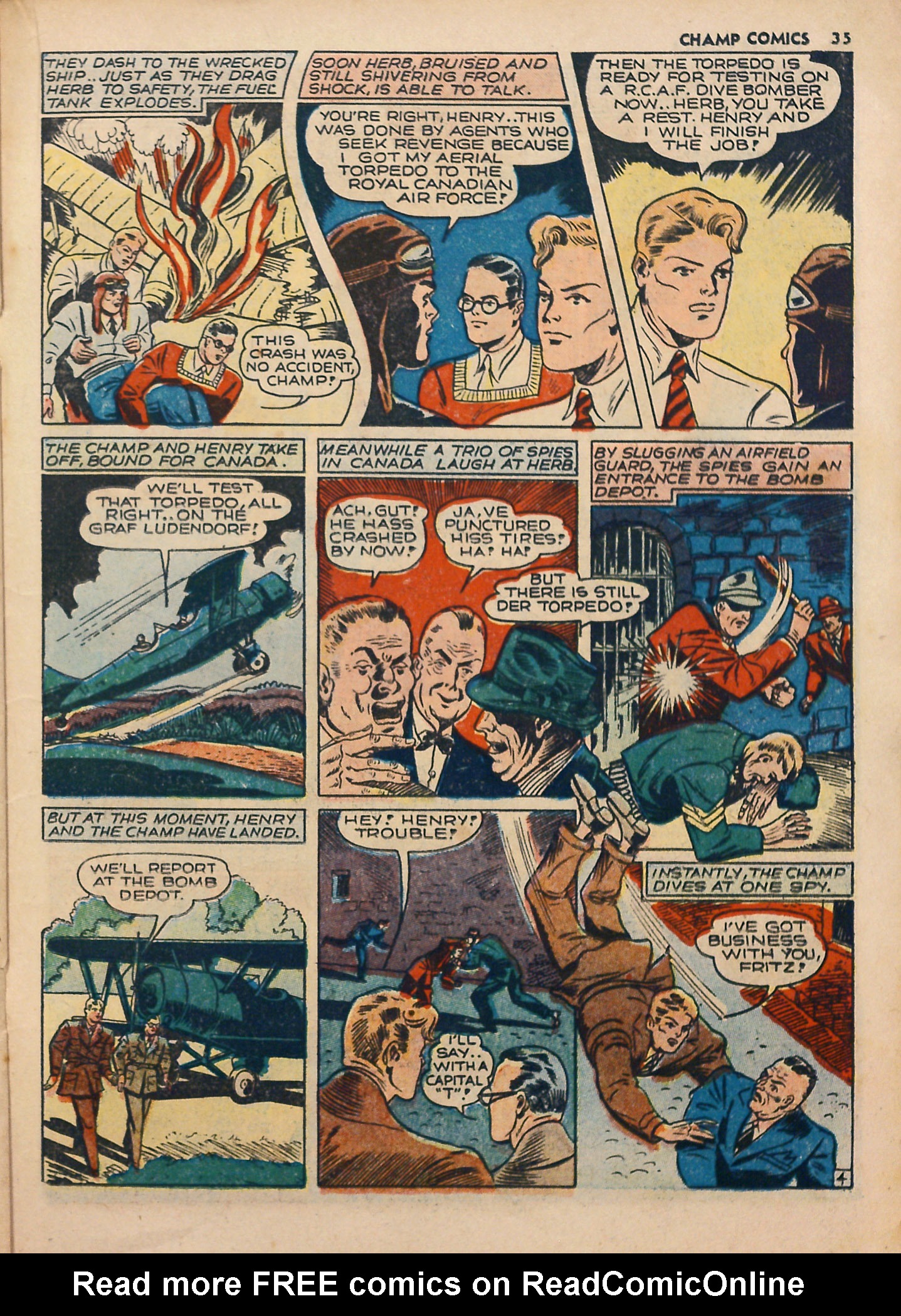 Read online Champ Comics comic -  Issue #16 - 37