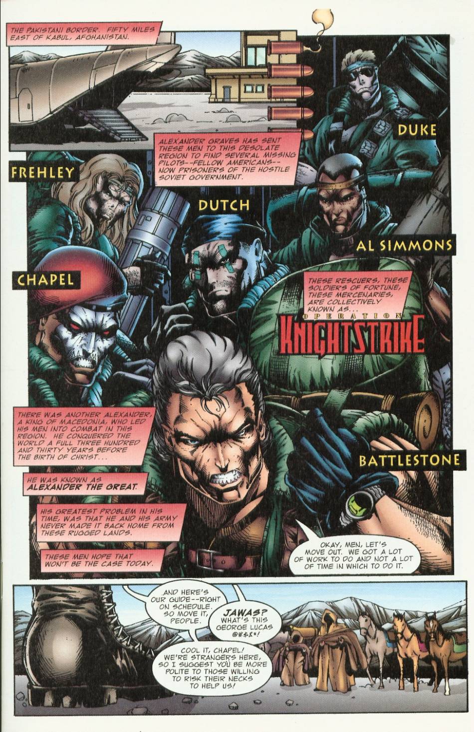 Read online Operation Knightstrike comic -  Issue #2 - 3