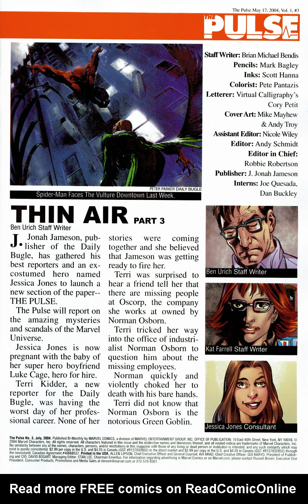 Read online The Pulse comic -  Issue #3 - 2