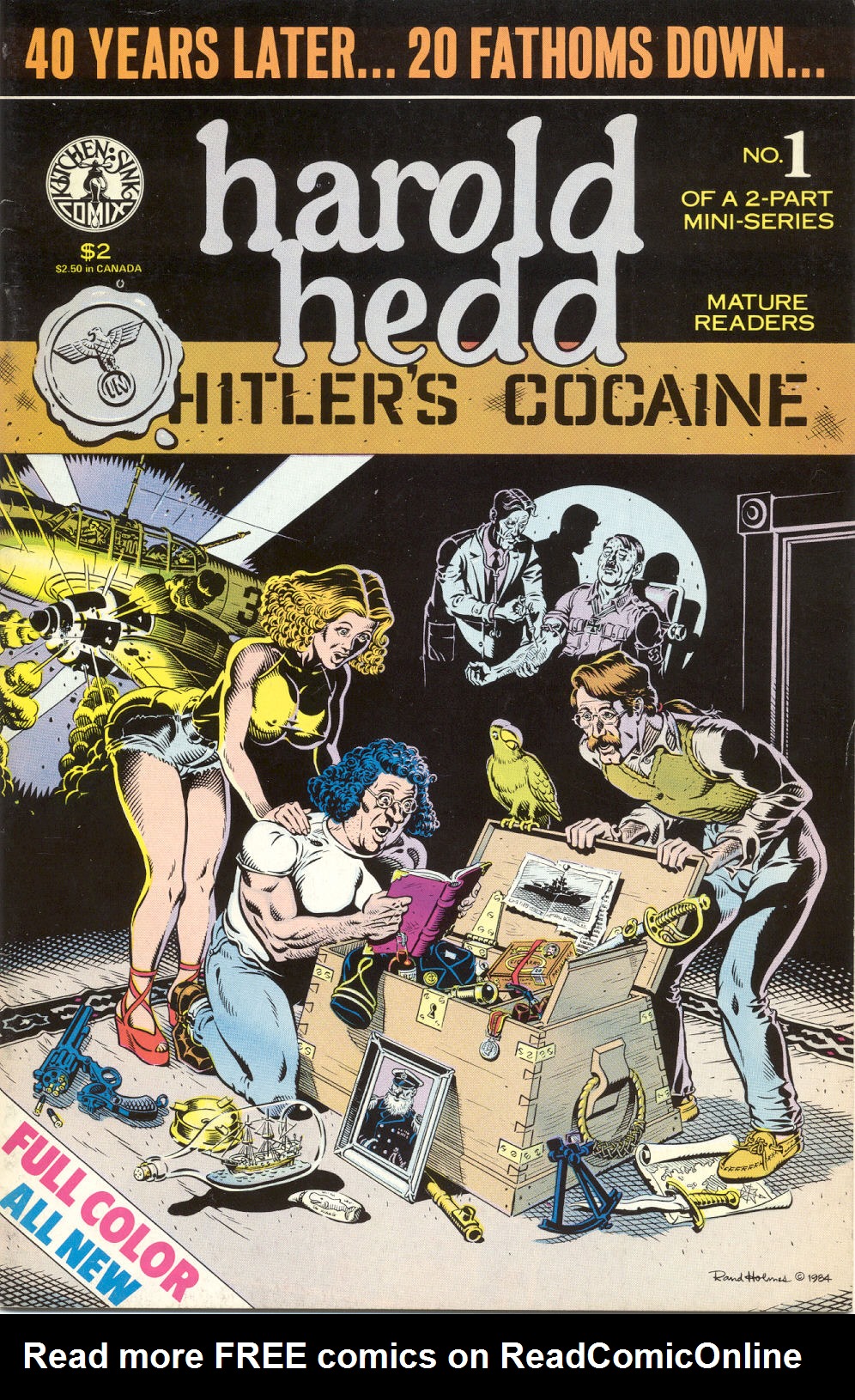 Read online Harold Hedd in "Hitler's Cocaine" comic -  Issue #1 - 1