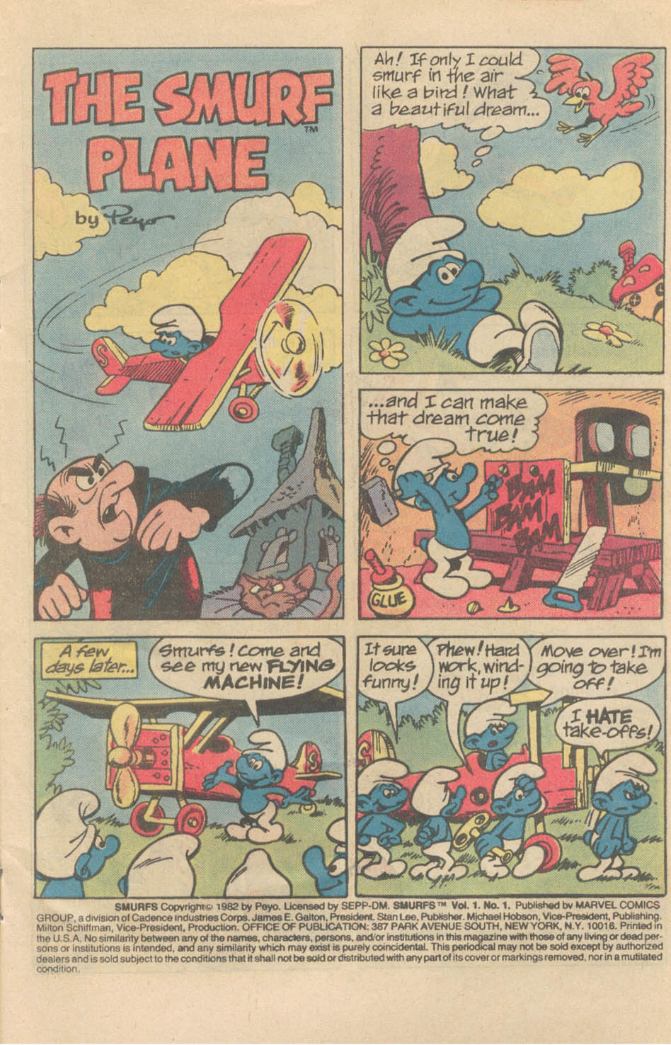 Read online Smurfs comic -  Issue #1 - 2