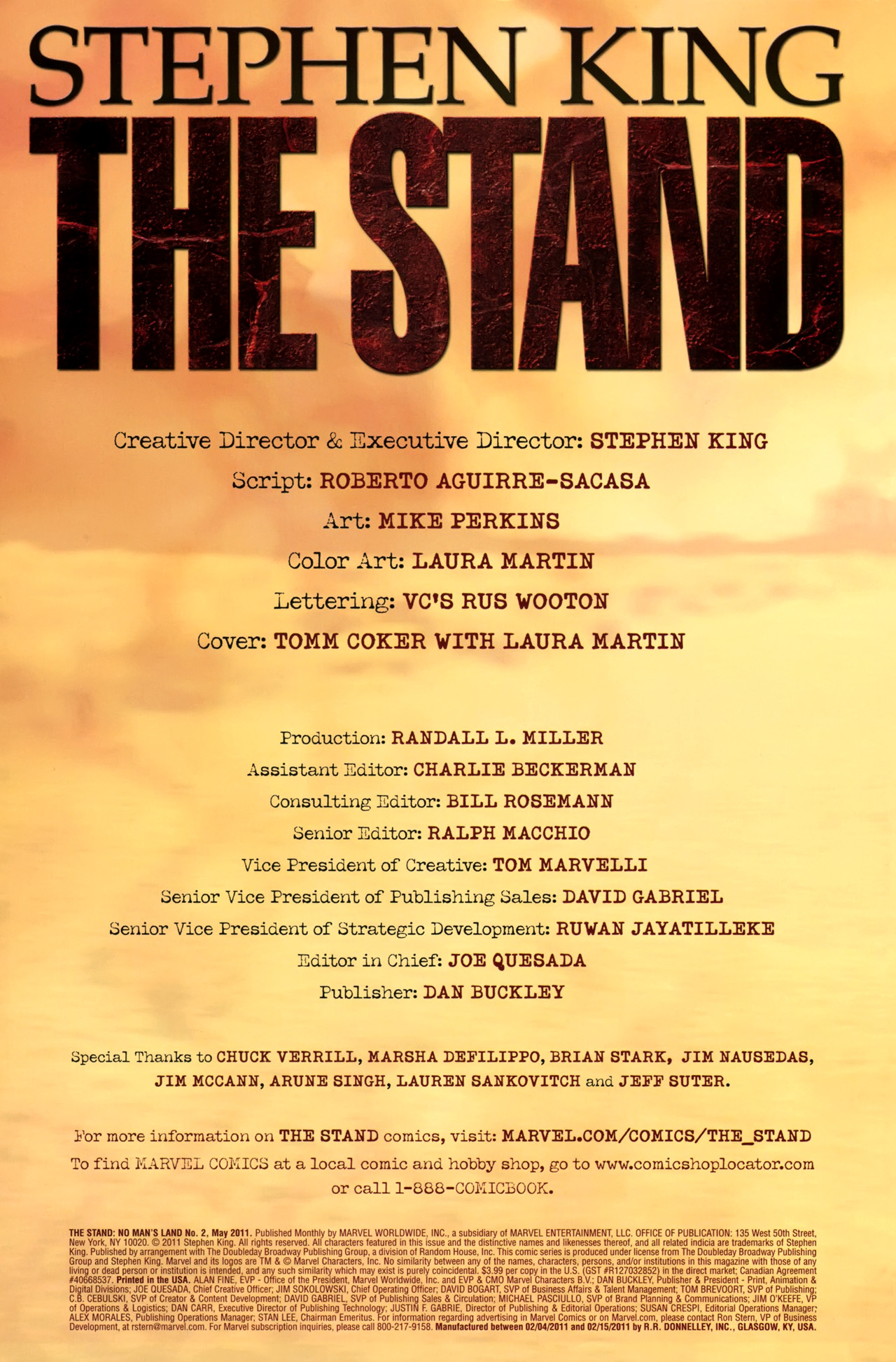 Read online The Stand: No Man's Land comic -  Issue #2 - 2