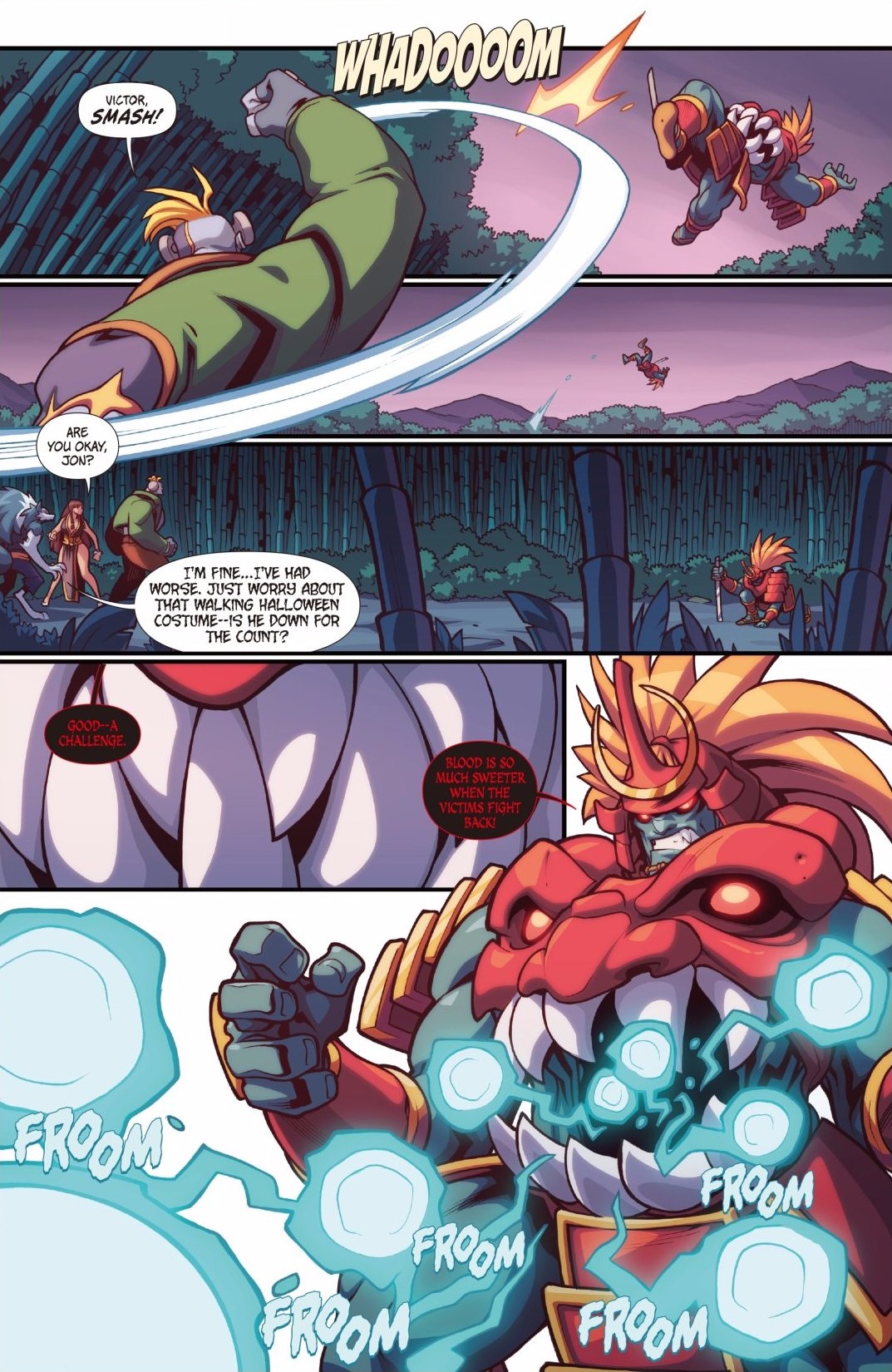 Read online Street Fighter VS Darkstalkers comic -  Issue #5 - 8