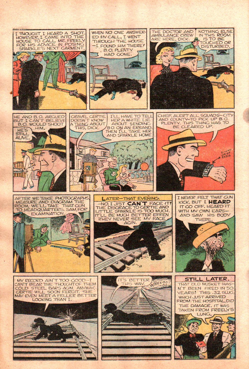 Read online Dick Tracy comic -  Issue #61 - 12