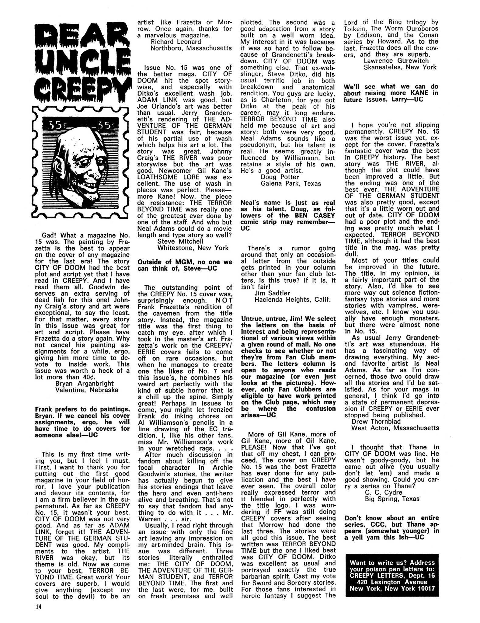 Read online Creepy Archives comic -  Issue # TPB 4 (Part 1) - 16