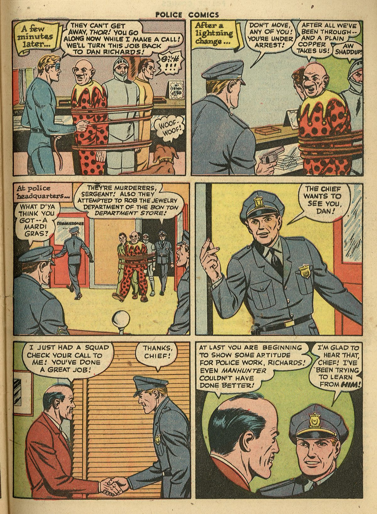 Read online Police Comics comic -  Issue #45 - 47