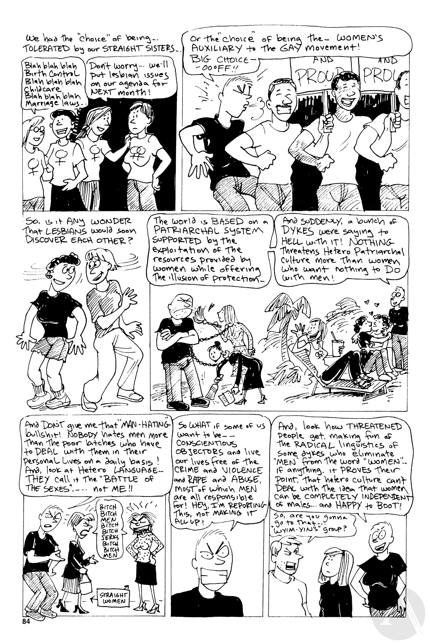 Read online Bitchy Butch: World's Angriest Dyke comic -  Issue # TPB - 86