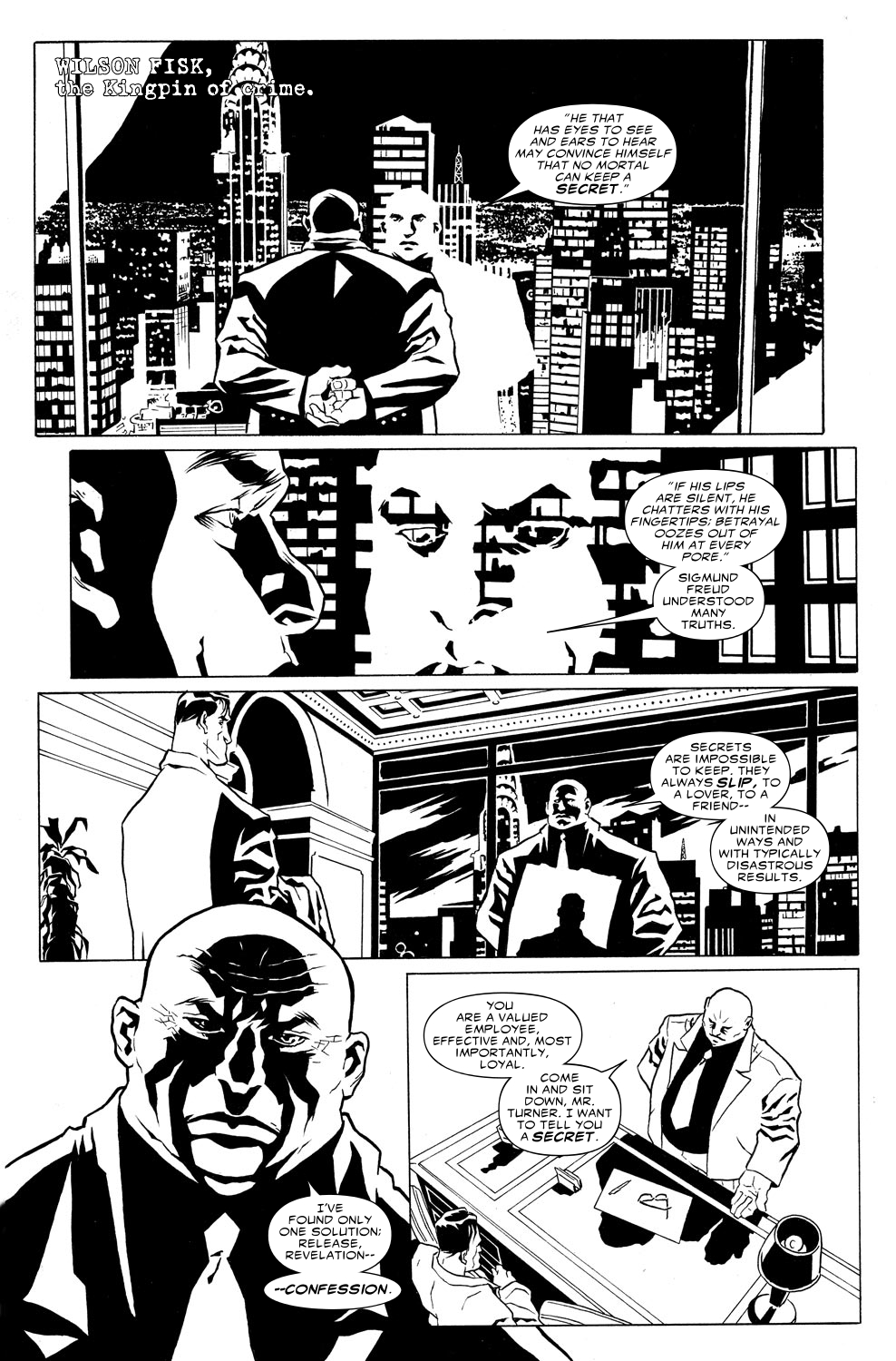 Read online Daredevil Black & White comic -  Issue # Full - 21