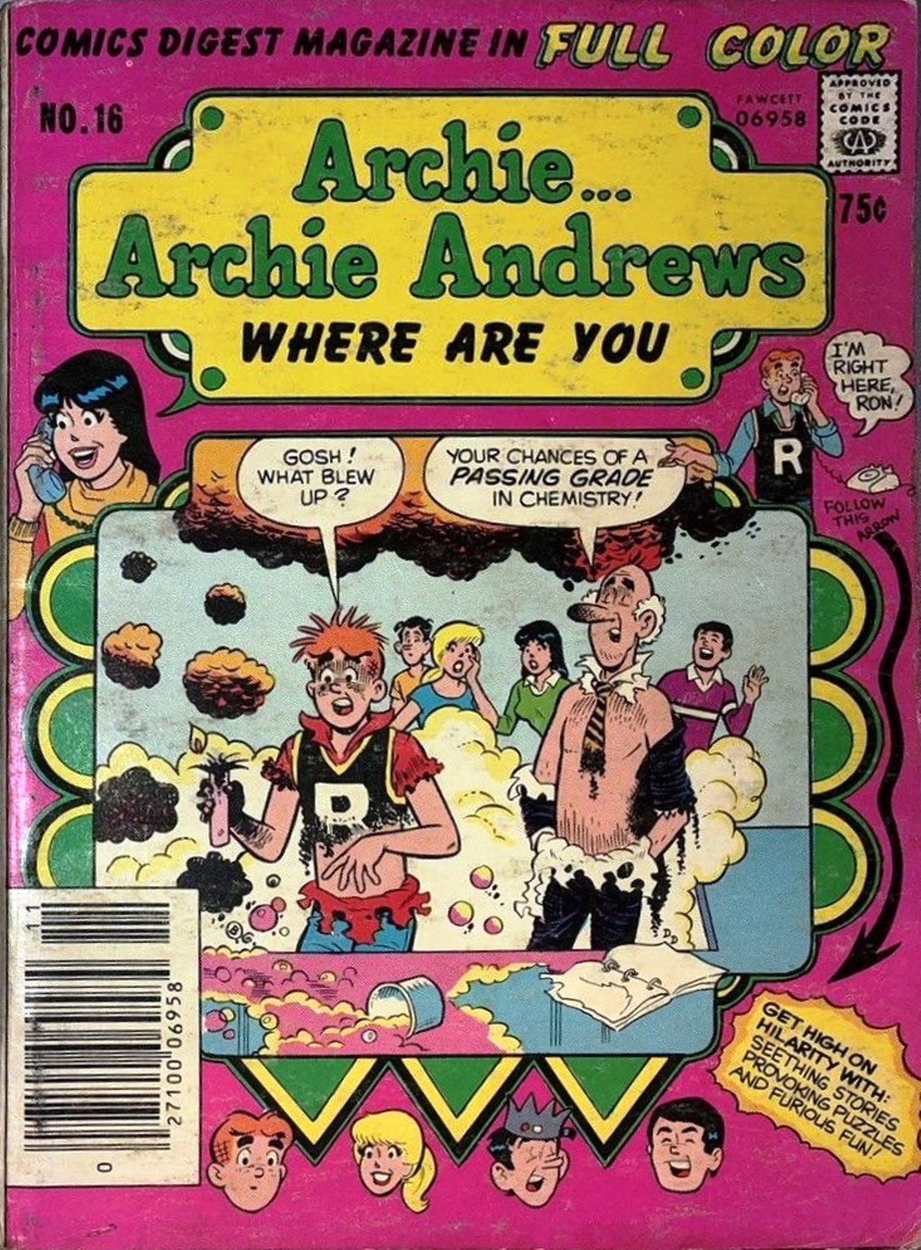 Read online Archie...Archie Andrews, Where Are You? Digest Magazine comic -  Issue #16 - 1