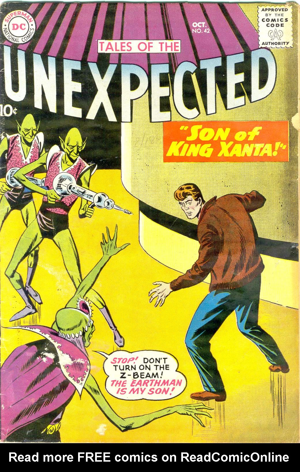 Read online Tales of the Unexpected comic -  Issue #42 - 1