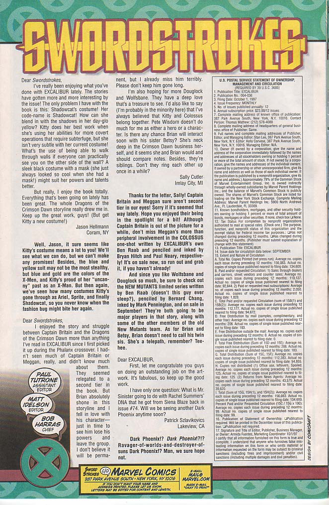 Read online Excalibur (1988) comic -  Issue #115 - 27