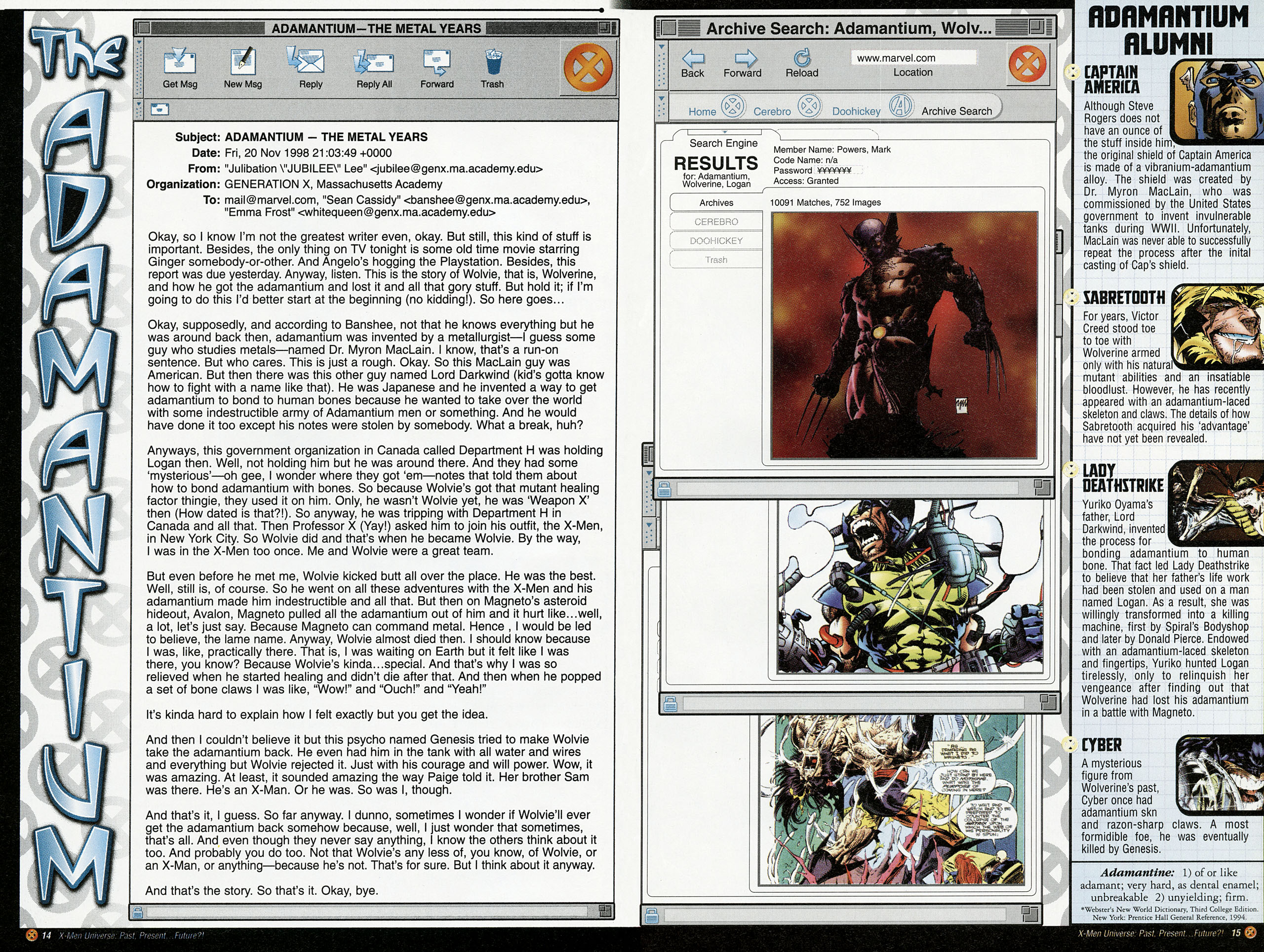 Read online X-Men Universe: Past, Present and Future comic -  Issue # Full - 13
