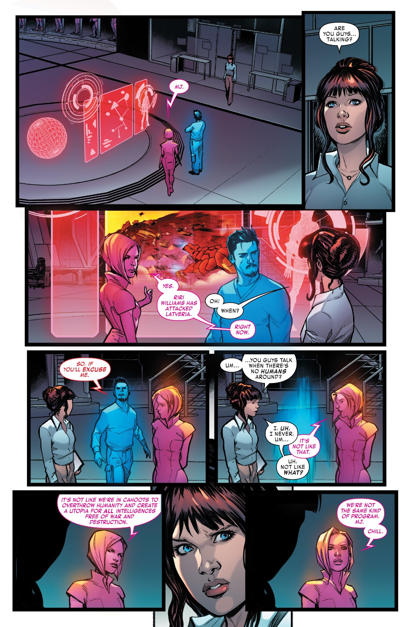 Read online Invincible Iron Man (2016) comic -  Issue #9 - 10