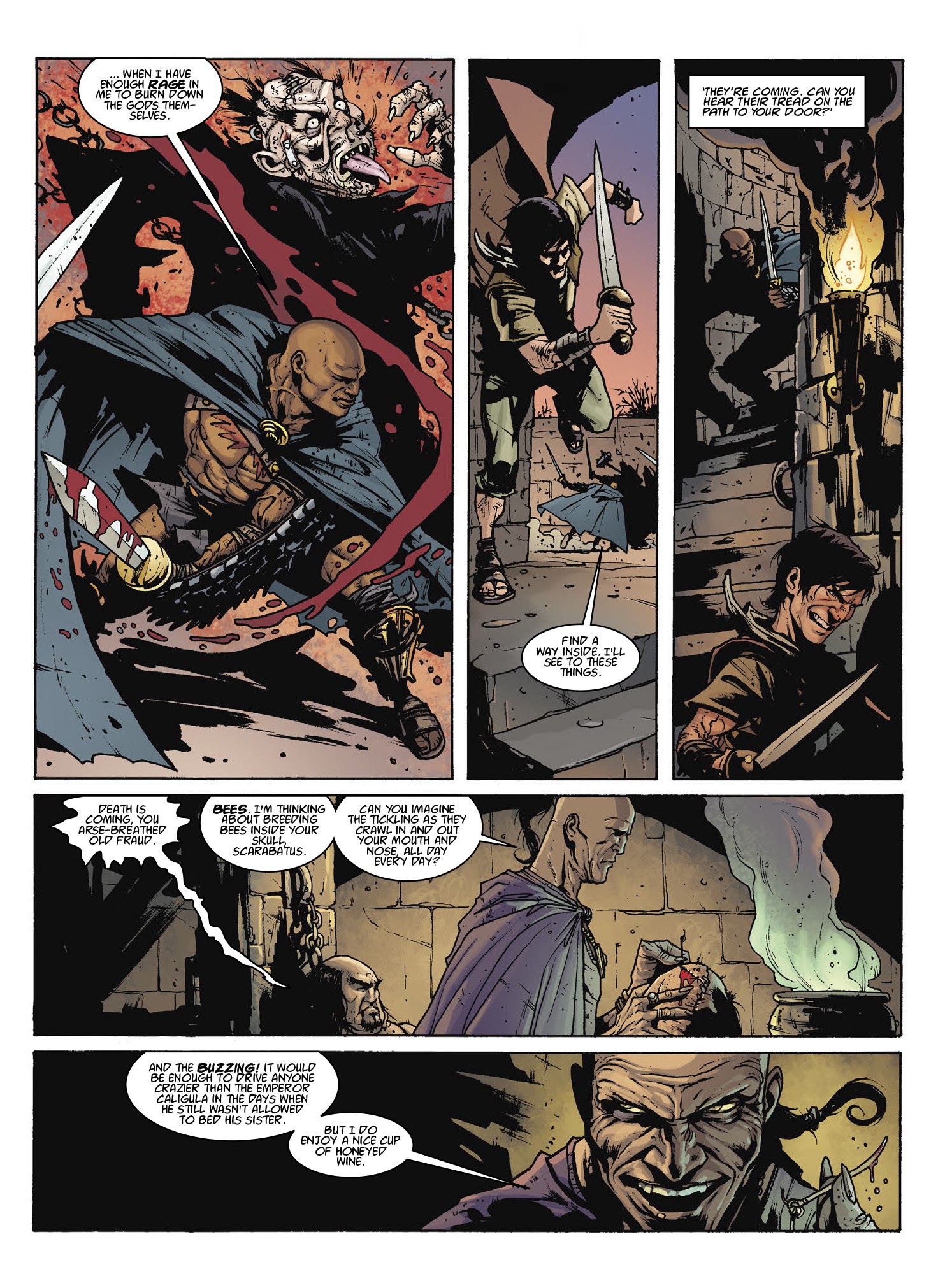 Read online Aquila: The Burning Fields comic -  Issue # TPB - 30