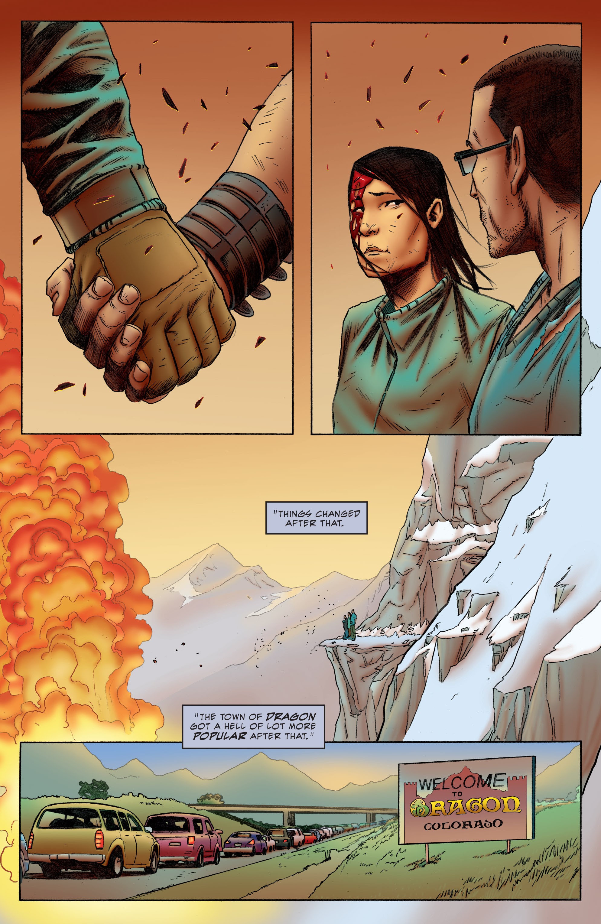 Read online A Town Called Dragon comic -  Issue #5 - 54