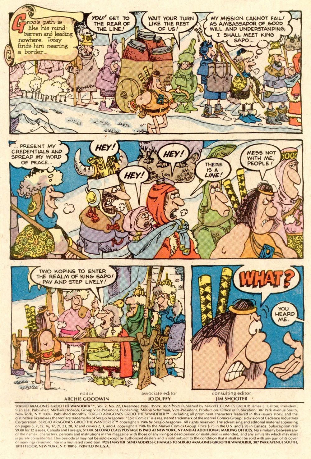 Read online Sergio Aragonés Groo the Wanderer comic -  Issue #22 - 2