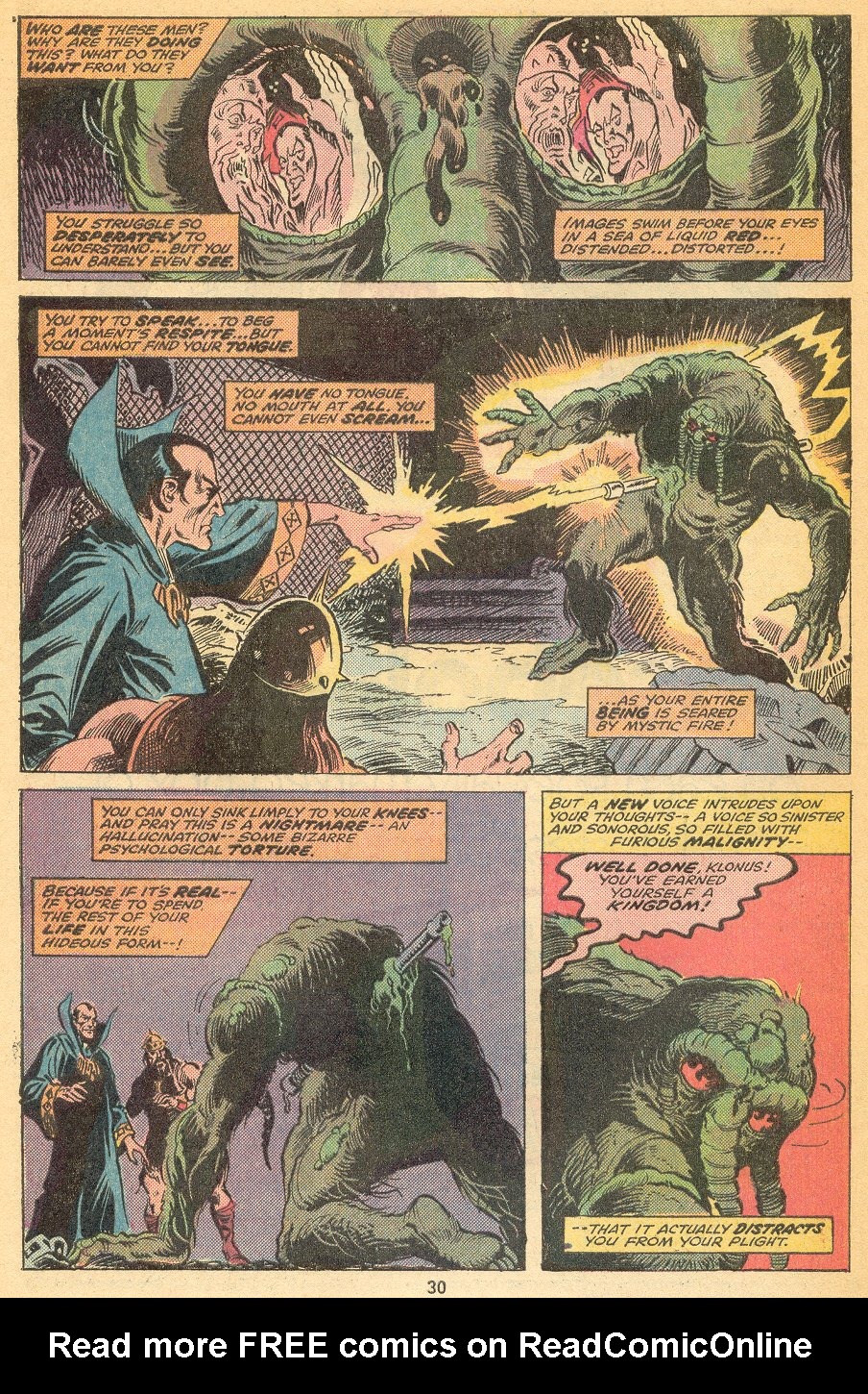 Read online Man-Thing (1974) comic -  Issue #21 - 21