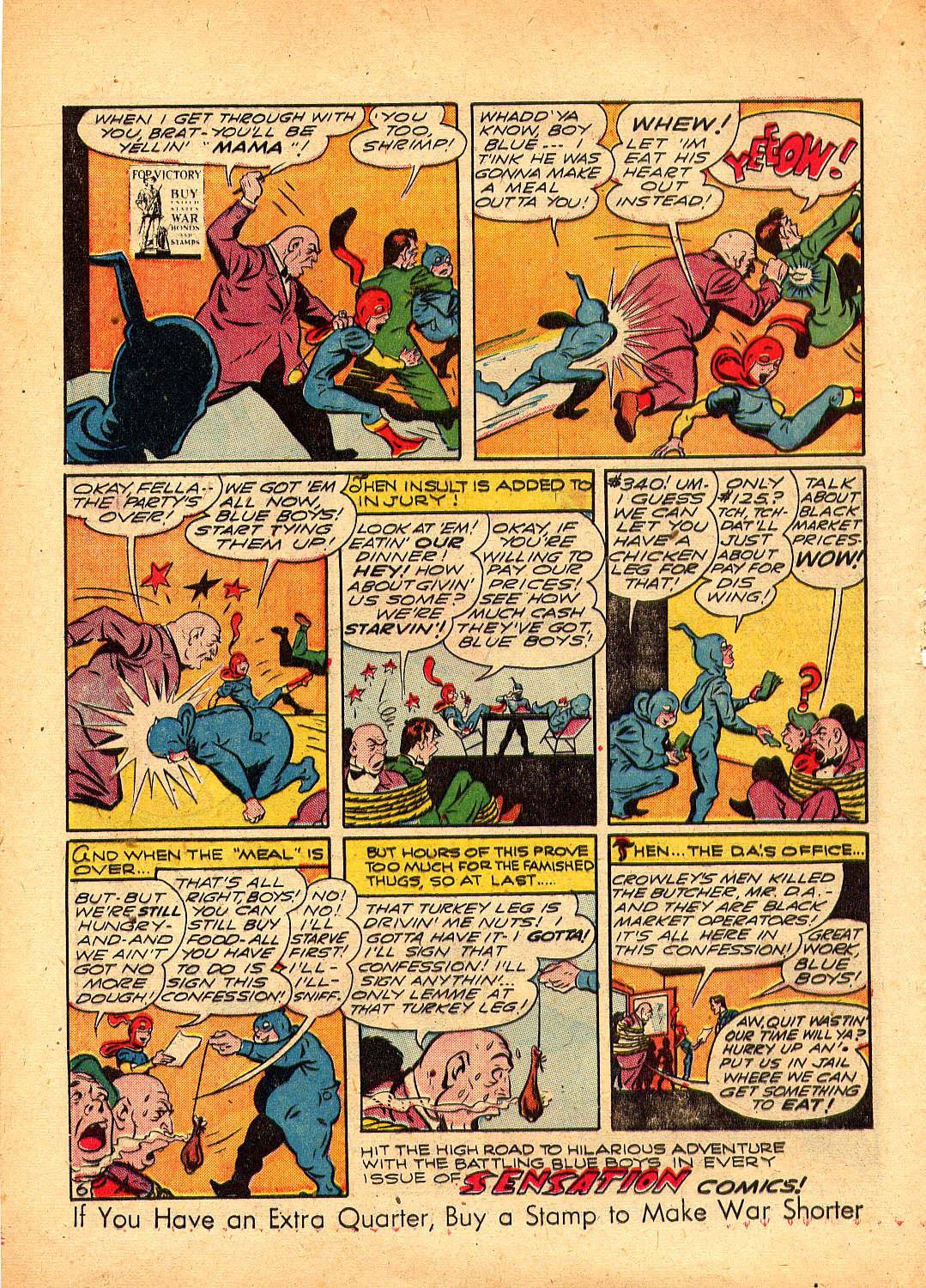 Read online Sensation (Mystery) Comics comic -  Issue #30 - 30