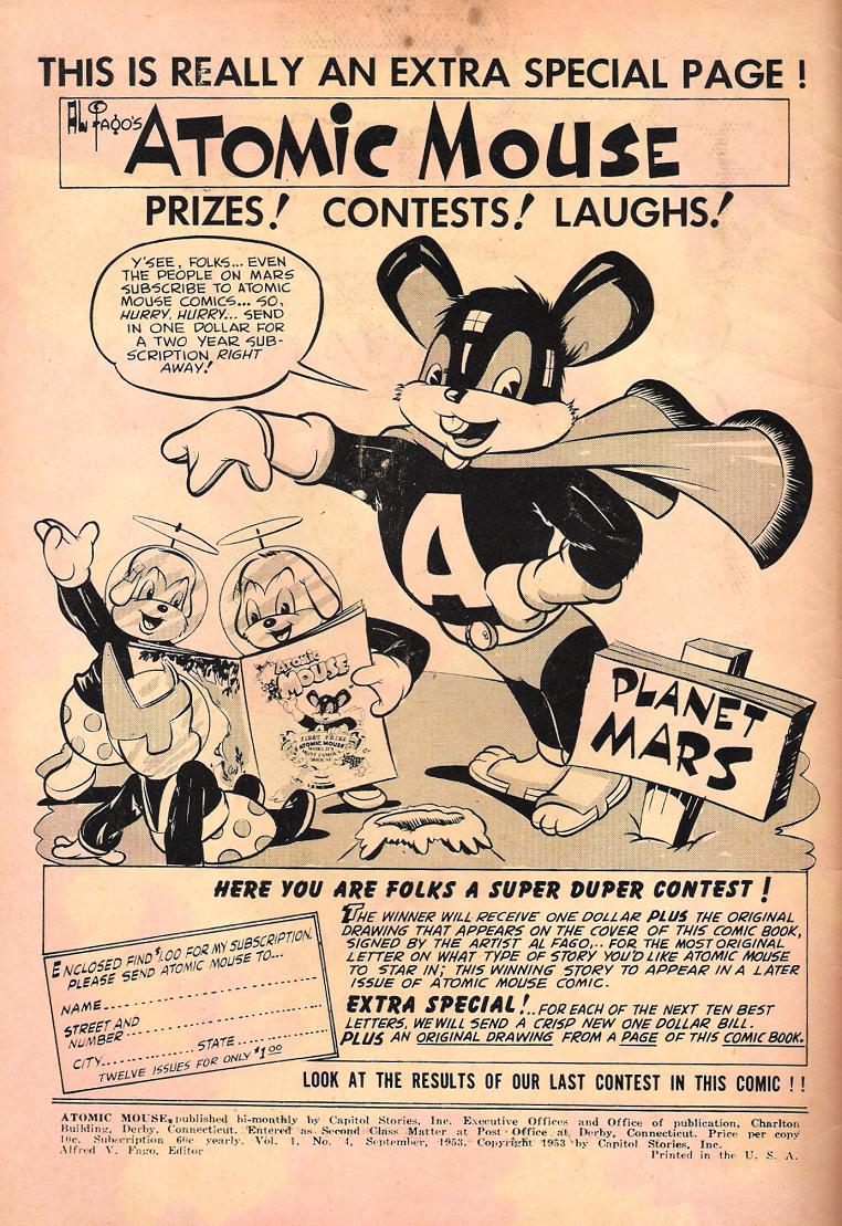 Read online Atomic Mouse comic -  Issue #4 - 2