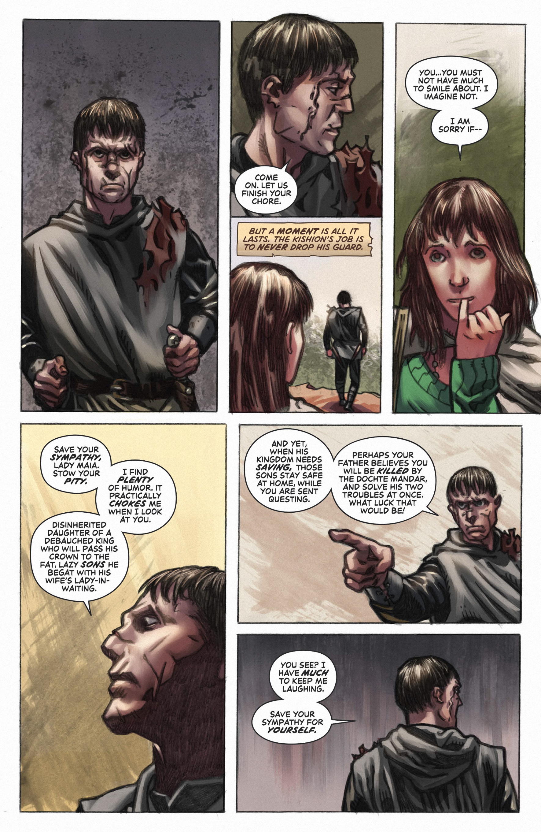 Read online Muirwood: The Lost Abbey comic -  Issue #4 - 9