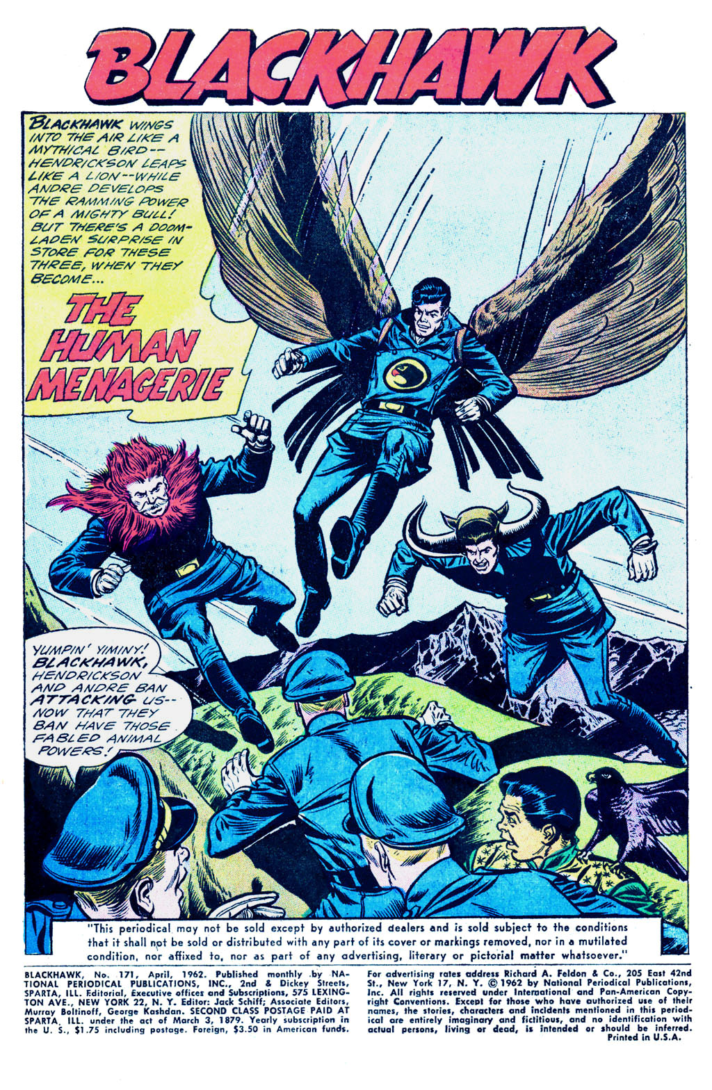 Read online Blackhawk (1957) comic -  Issue #171 - 3