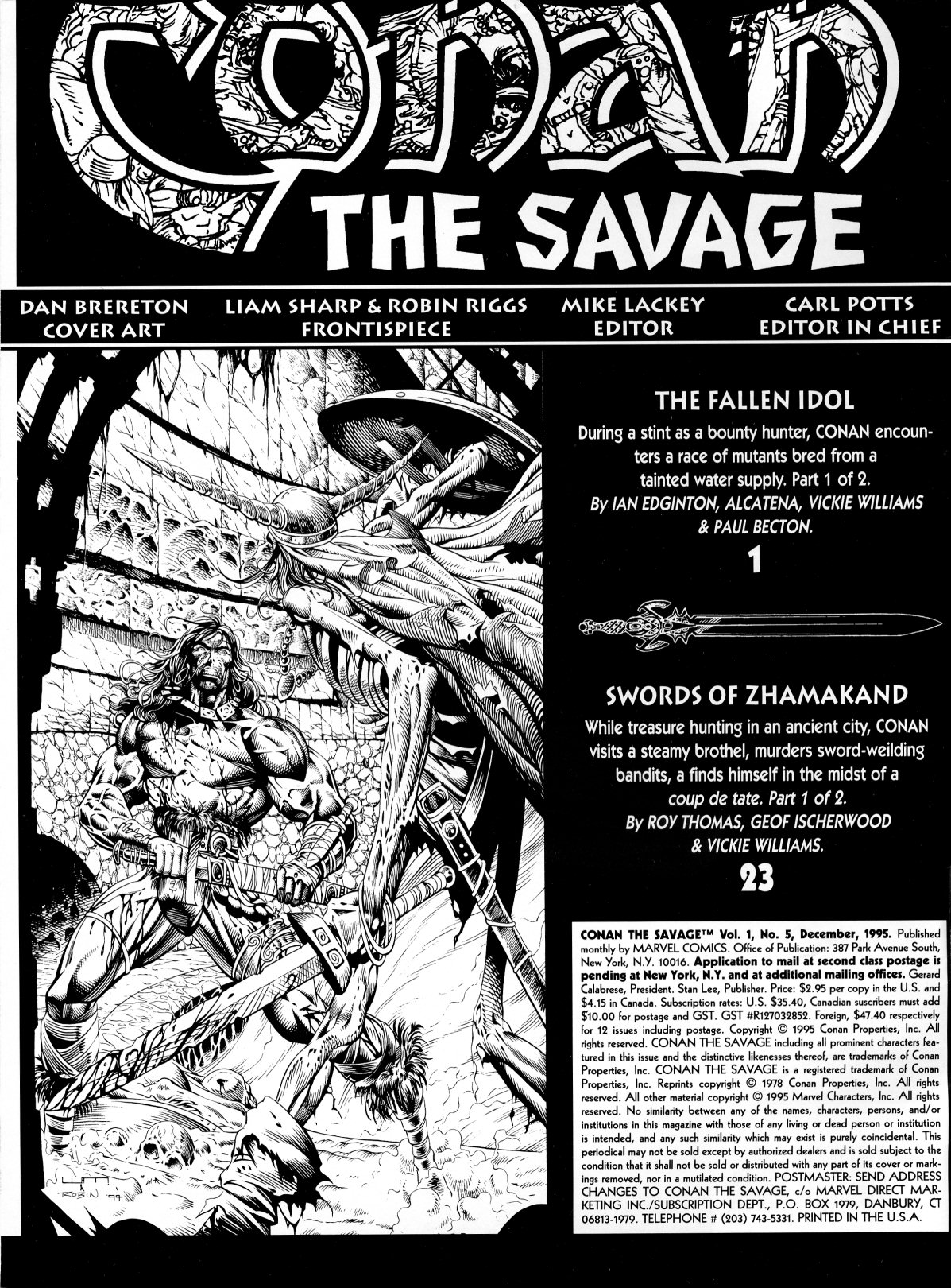 Read online Conan the Savage comic -  Issue #5 - 2