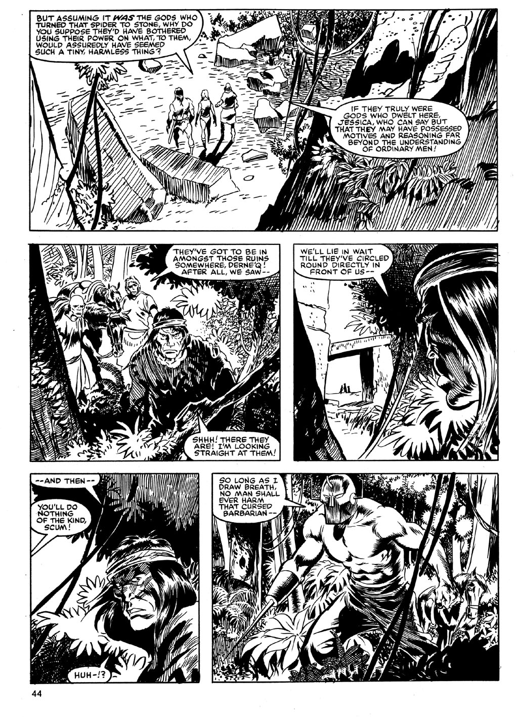 Read online The Savage Sword Of Conan comic -  Issue #92 - 43