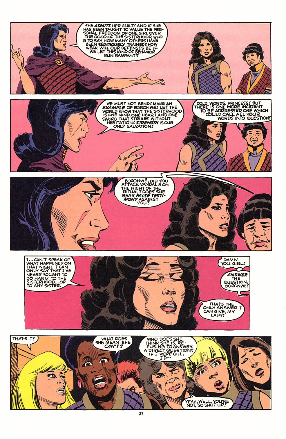 Read online Sisterhood of Steel comic -  Issue #7 - 29