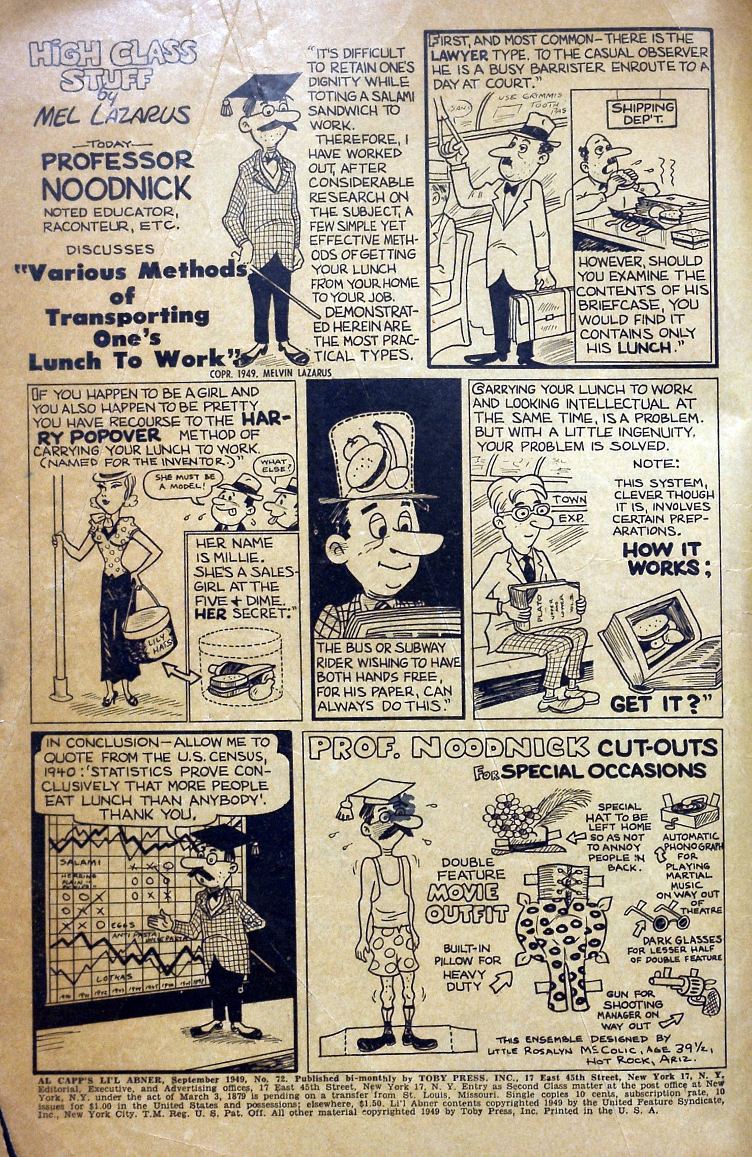 Read online Li'l Abner Comics comic -  Issue #72 - 2
