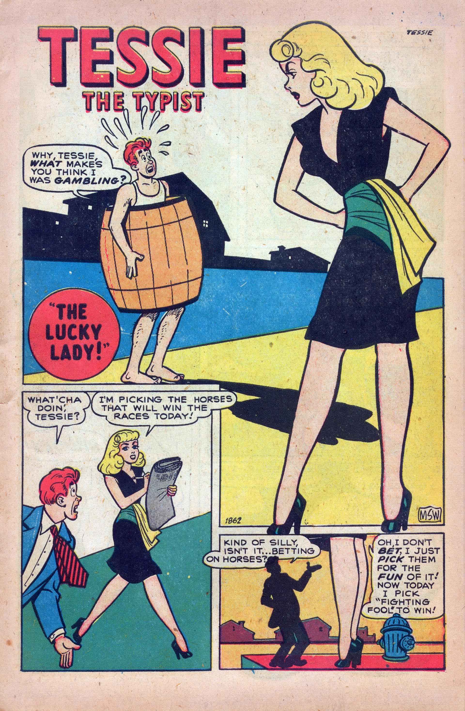 Read online Tessie the Typist comic -  Issue #14 - 3