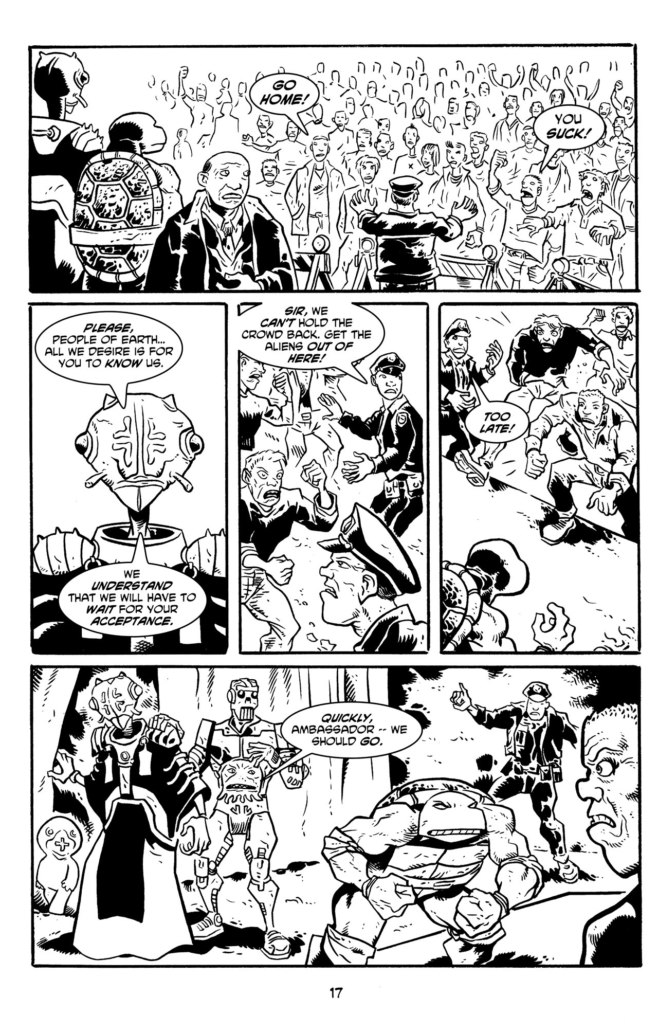 Read online Michelangelo The Third Kind comic -  Issue #1 - 18