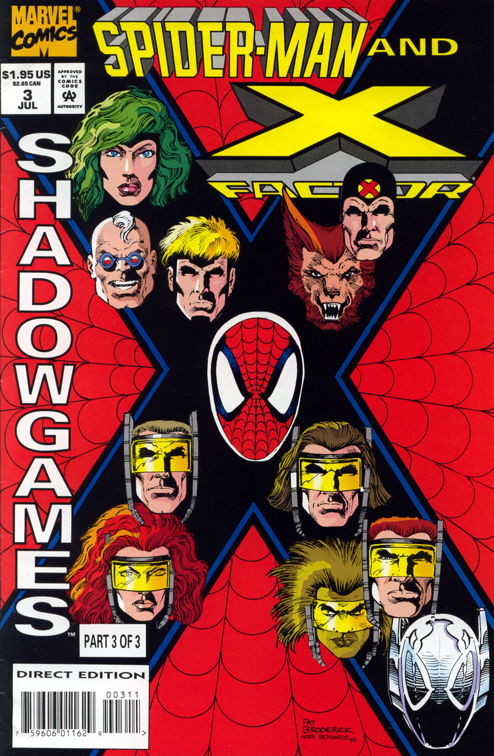 Read online Spider-Man and X-Factor: Shadowgames comic -  Issue #3 - 1