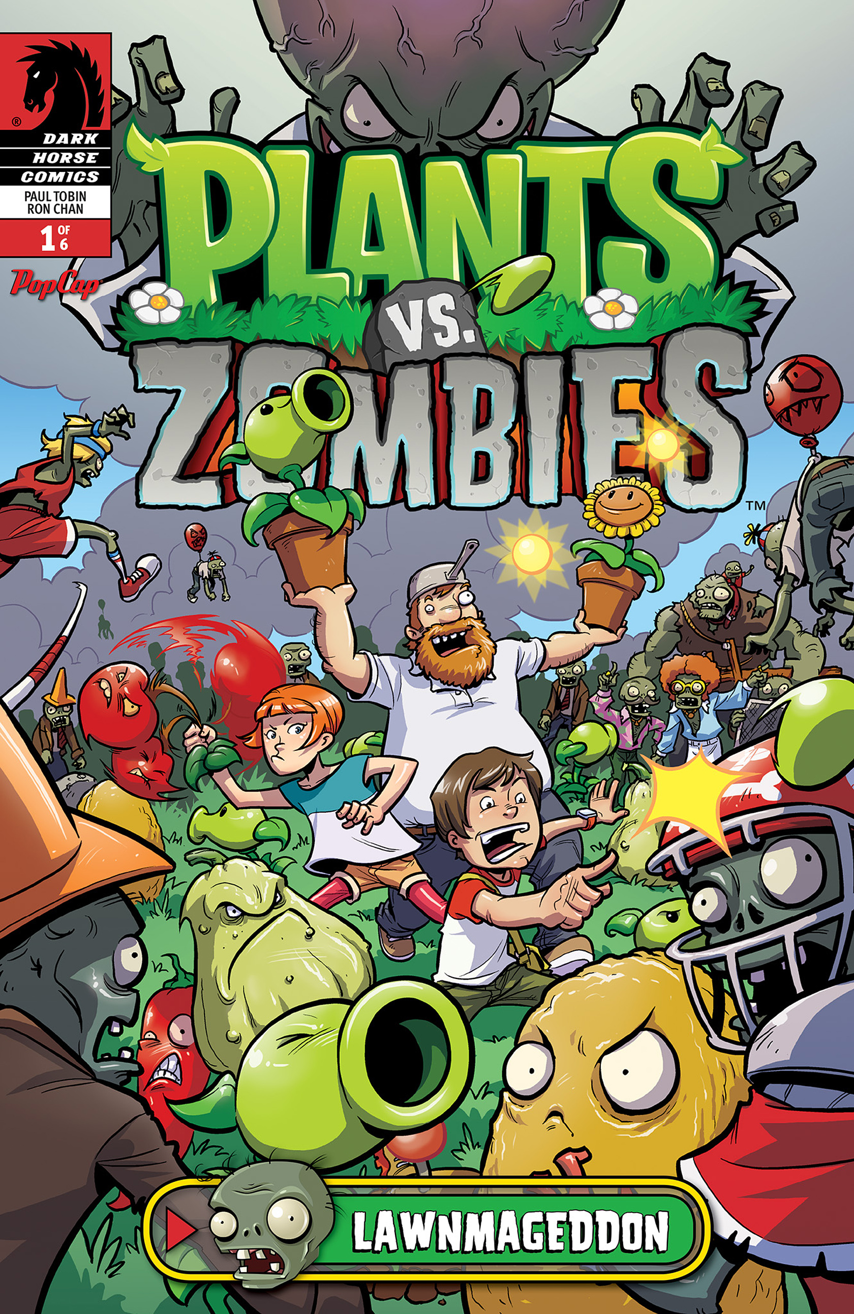Read online Plants vs. Zombies: Lawnmageddon comic -  Issue #1 - 1