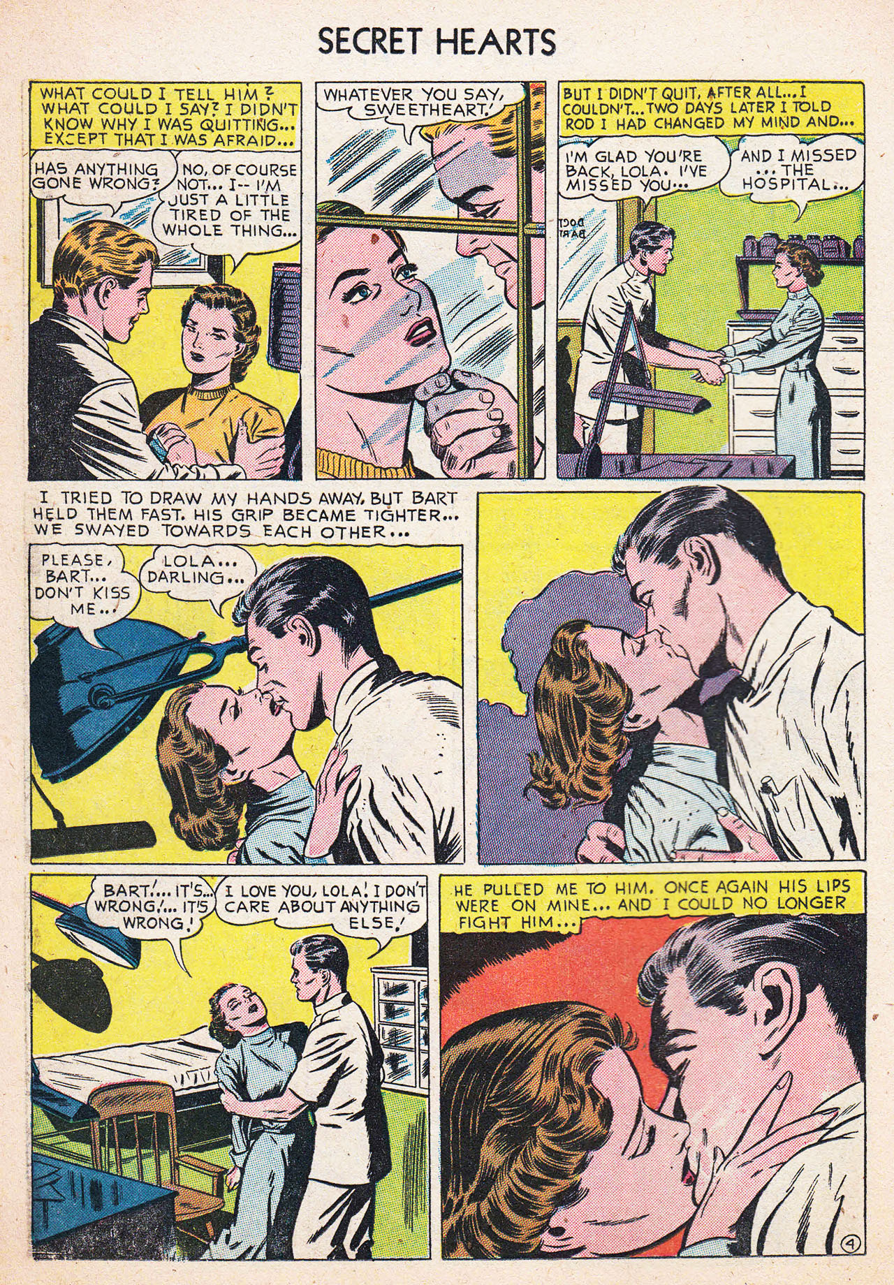 Read online Secret Hearts comic -  Issue #13 - 14