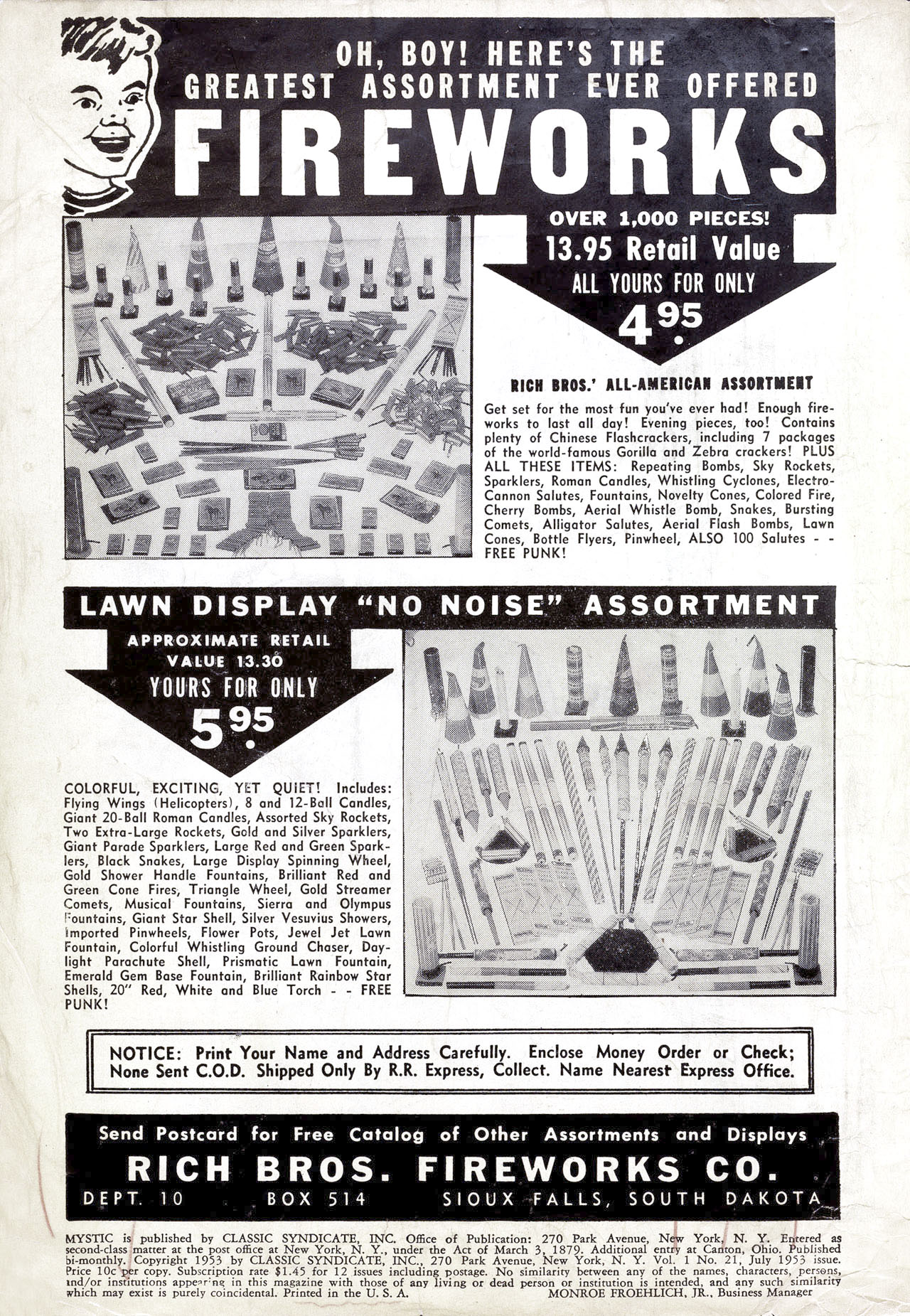 Read online Mystic (1951) comic -  Issue #21 - 2