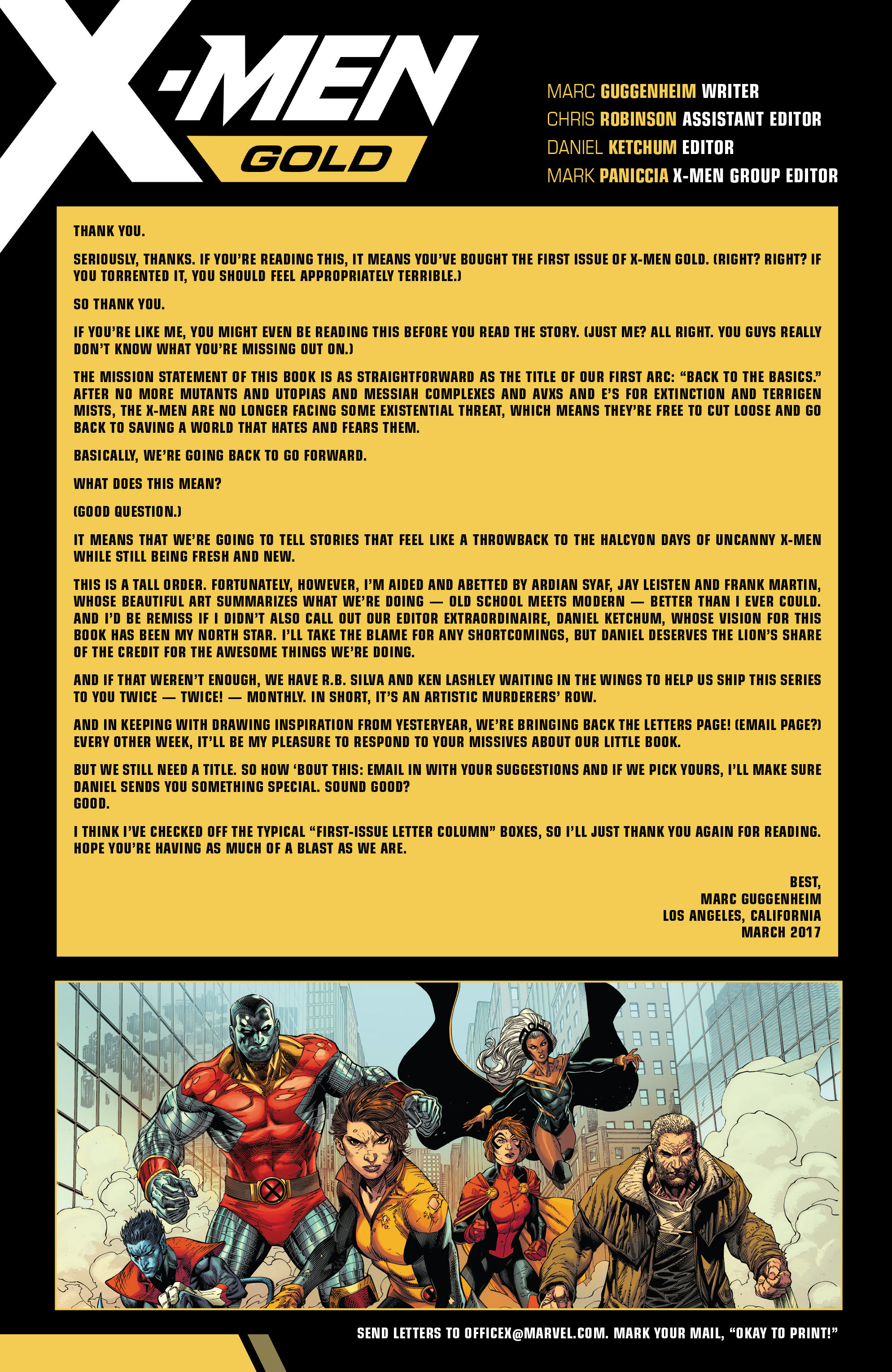 Read online X-Men: Gold comic -  Issue #1 - 31
