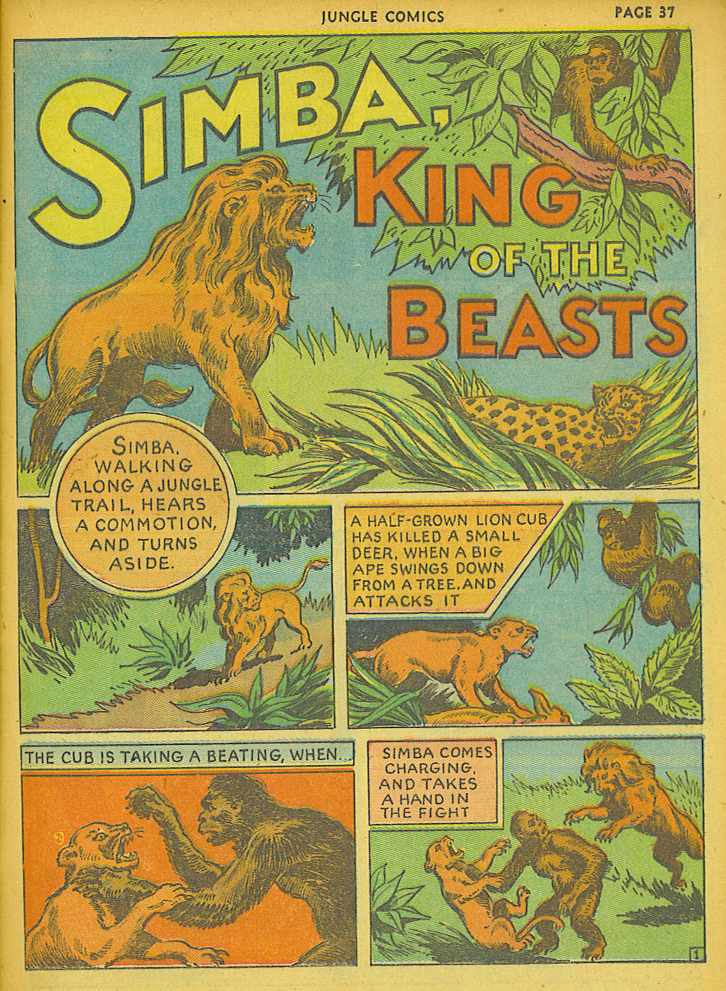 Read online Jungle Comics comic -  Issue #6 - 39