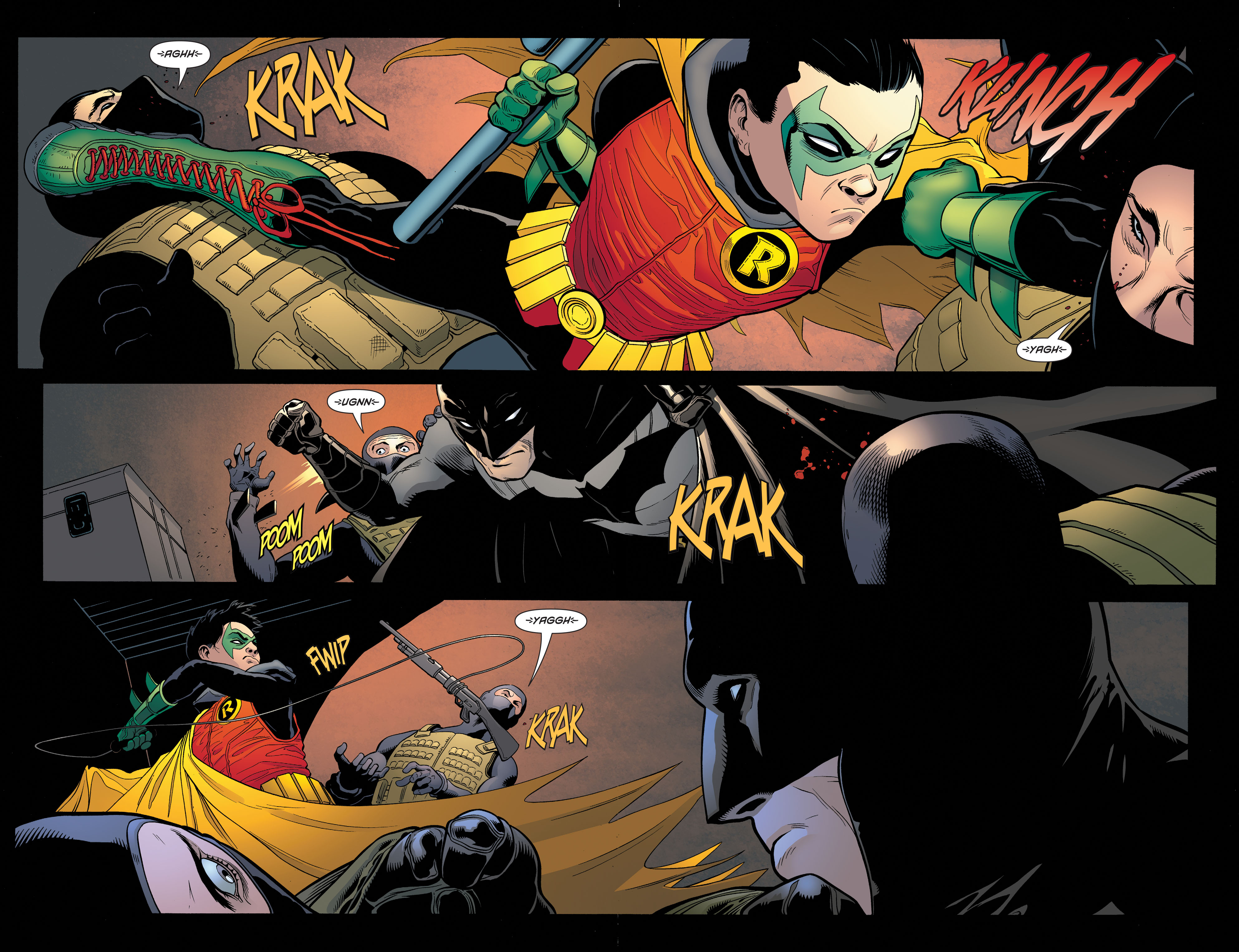 Read online Batman and Robin (2011) comic -  Issue # _Bad Blood (DC Essential Edition) (Part 1) - 34