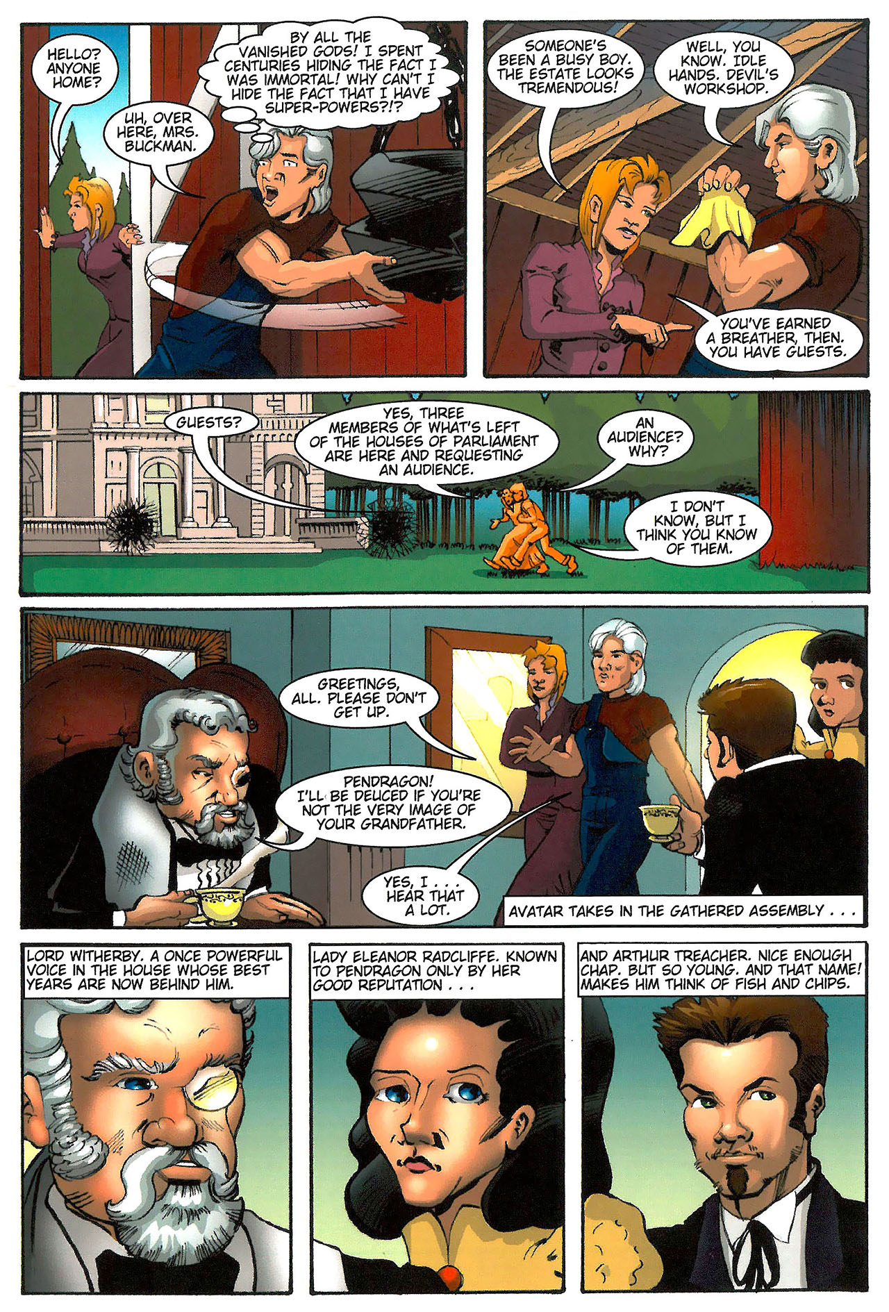 Read online Dave Cockrum's Futurians: Avatar comic -  Issue # TPB - 21