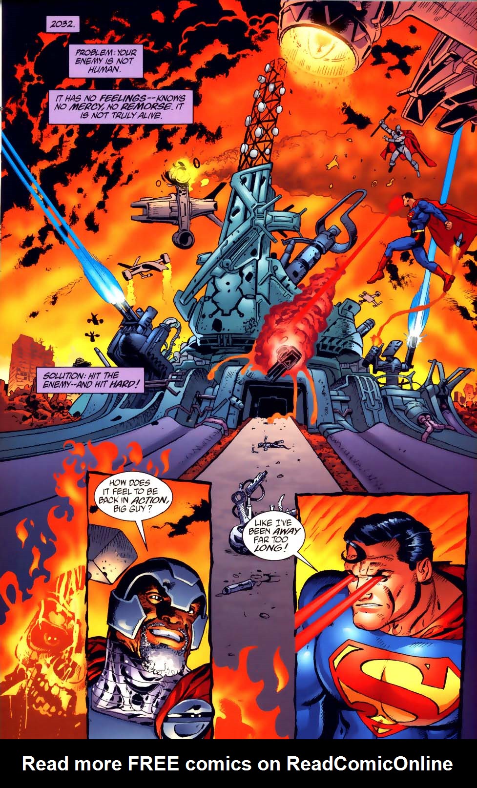 Read online Superman vs. The Terminator: Death to the Future comic -  Issue #2 - 16