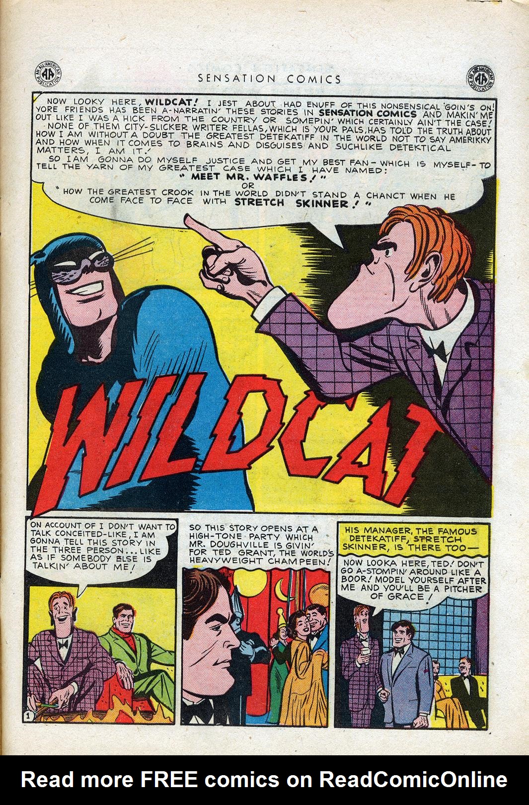 Read online Sensation (Mystery) Comics comic -  Issue #38 - 41