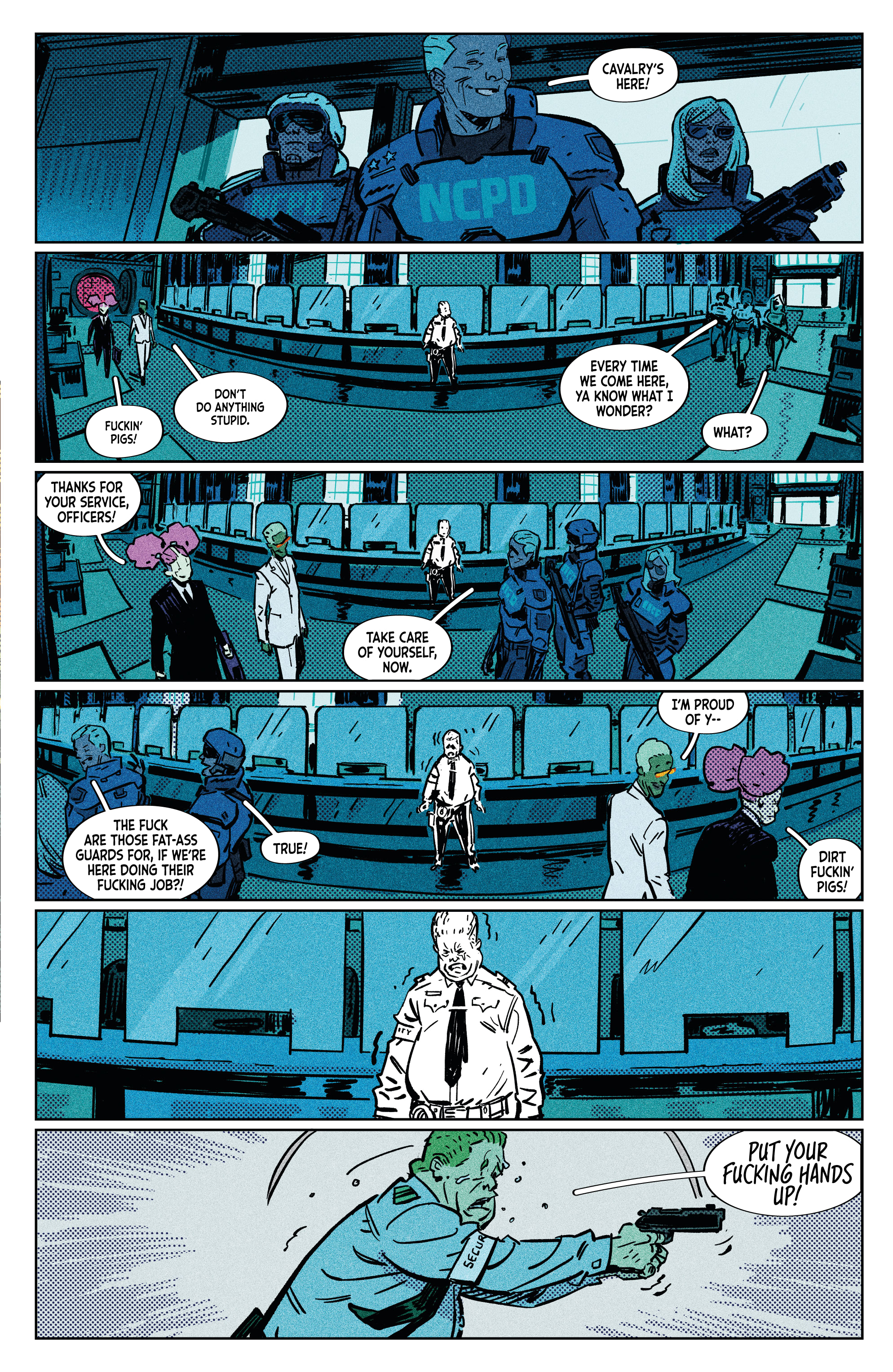 Read online Cyberpunk 2077: Blackout comic -  Issue #3 - 13