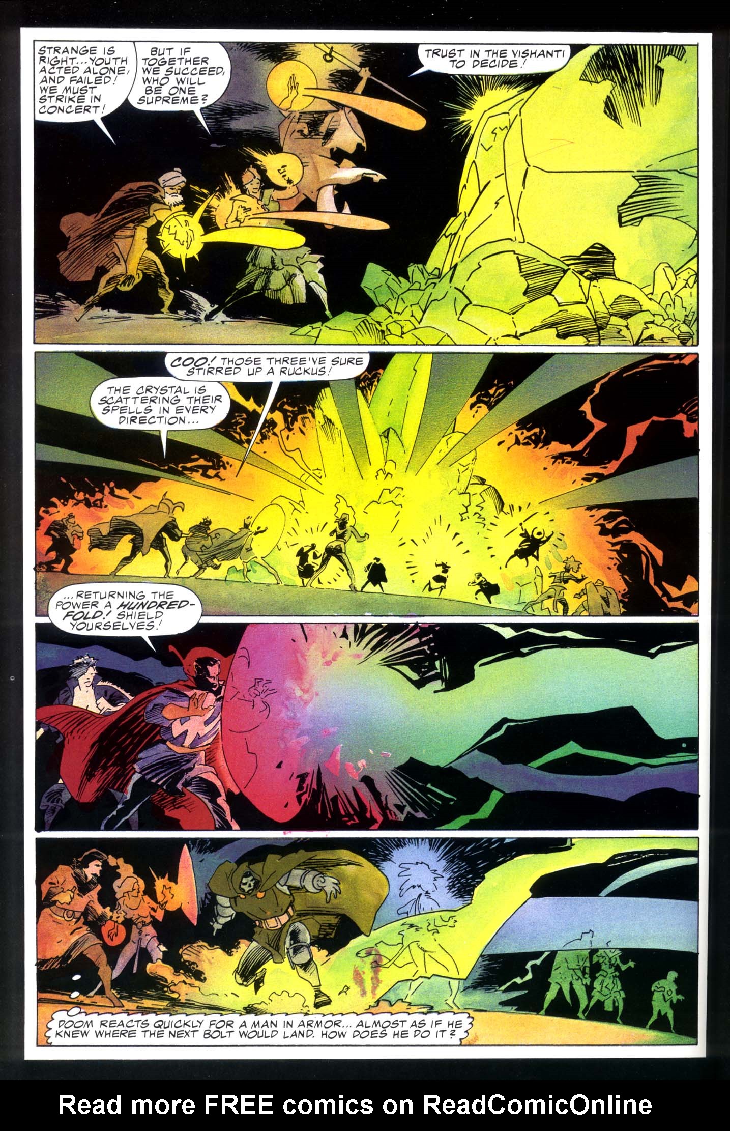 Read online Marvel Graphic Novel comic -  Issue #49 - Doctor Strange & Doctor Doom - Triumph & Torment - 21