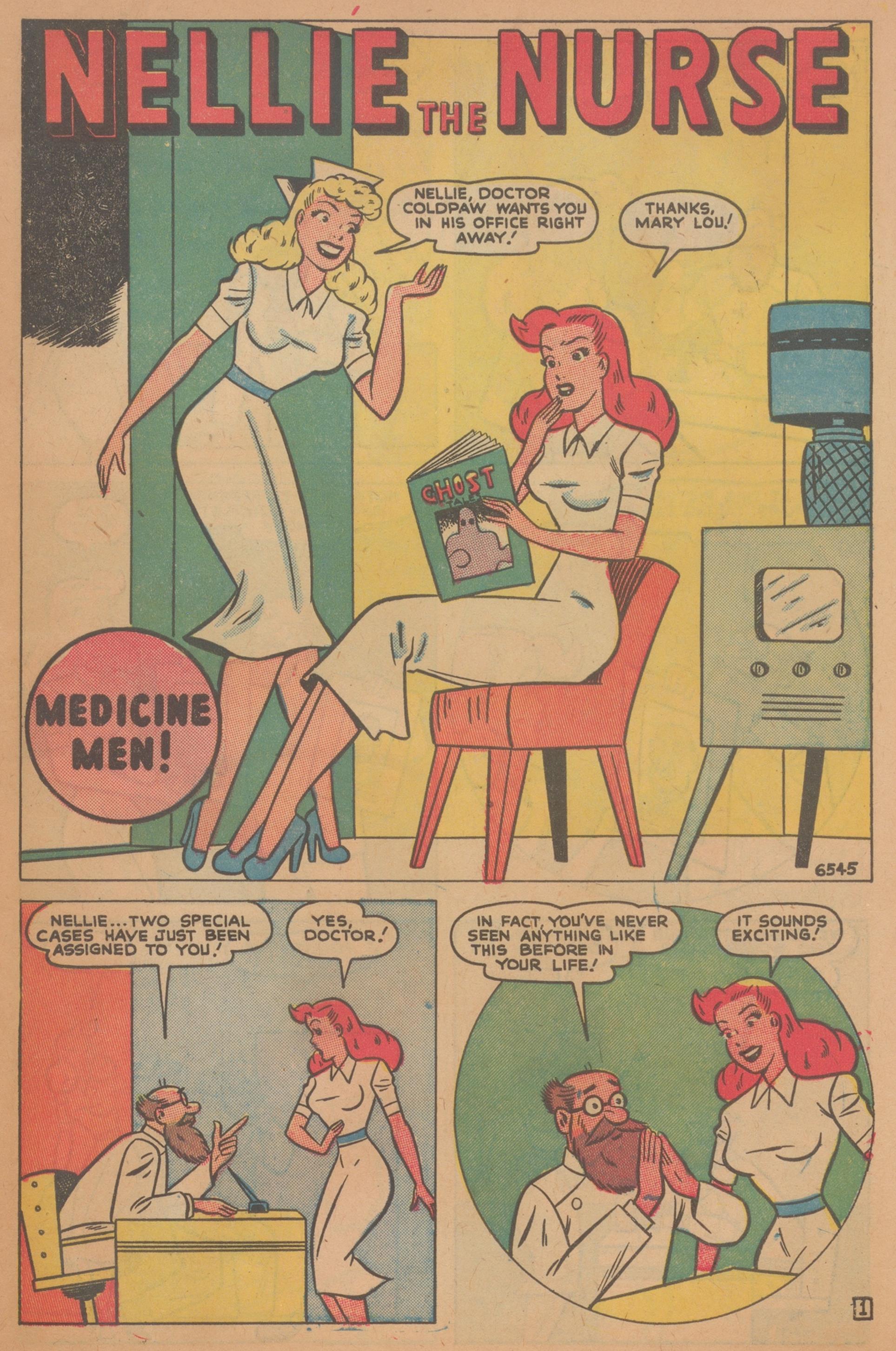 Read online Nellie The Nurse (1945) comic -  Issue #26 - 3