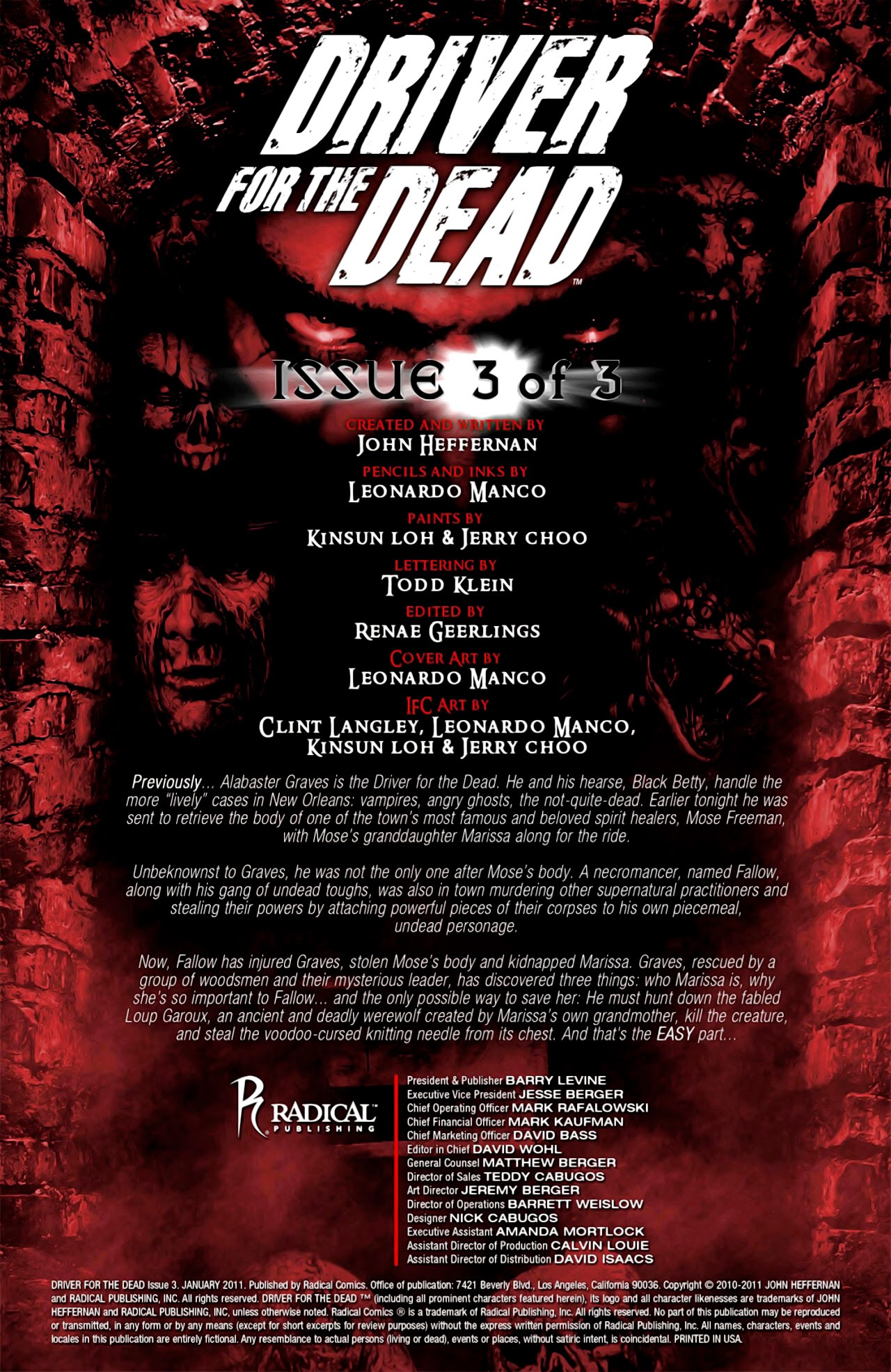 Read online Driver for the Dead comic -  Issue #3 - 2