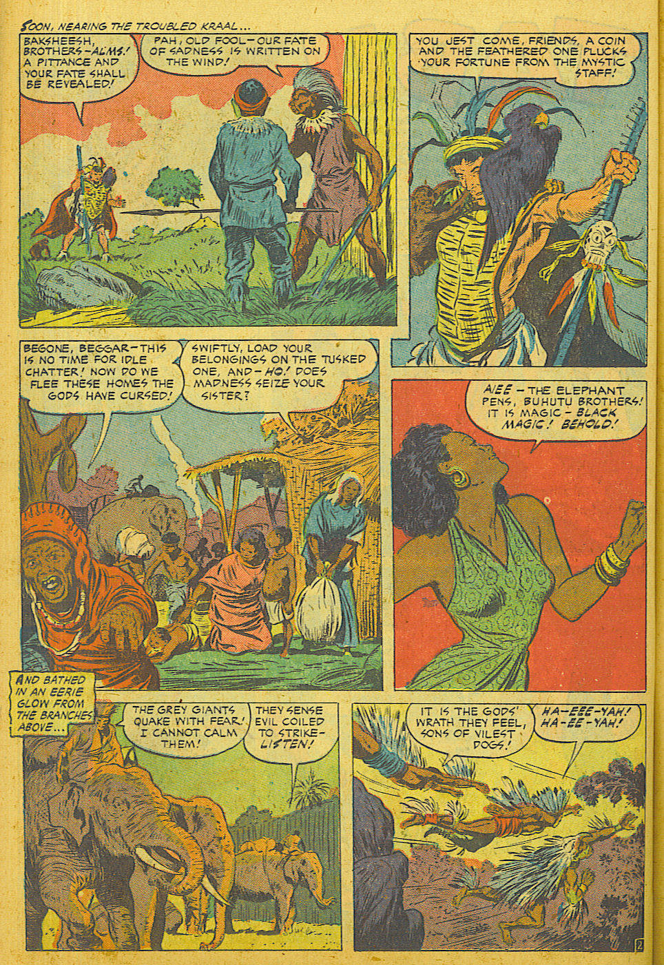 Read online Jungle Comics comic -  Issue #136 - 35