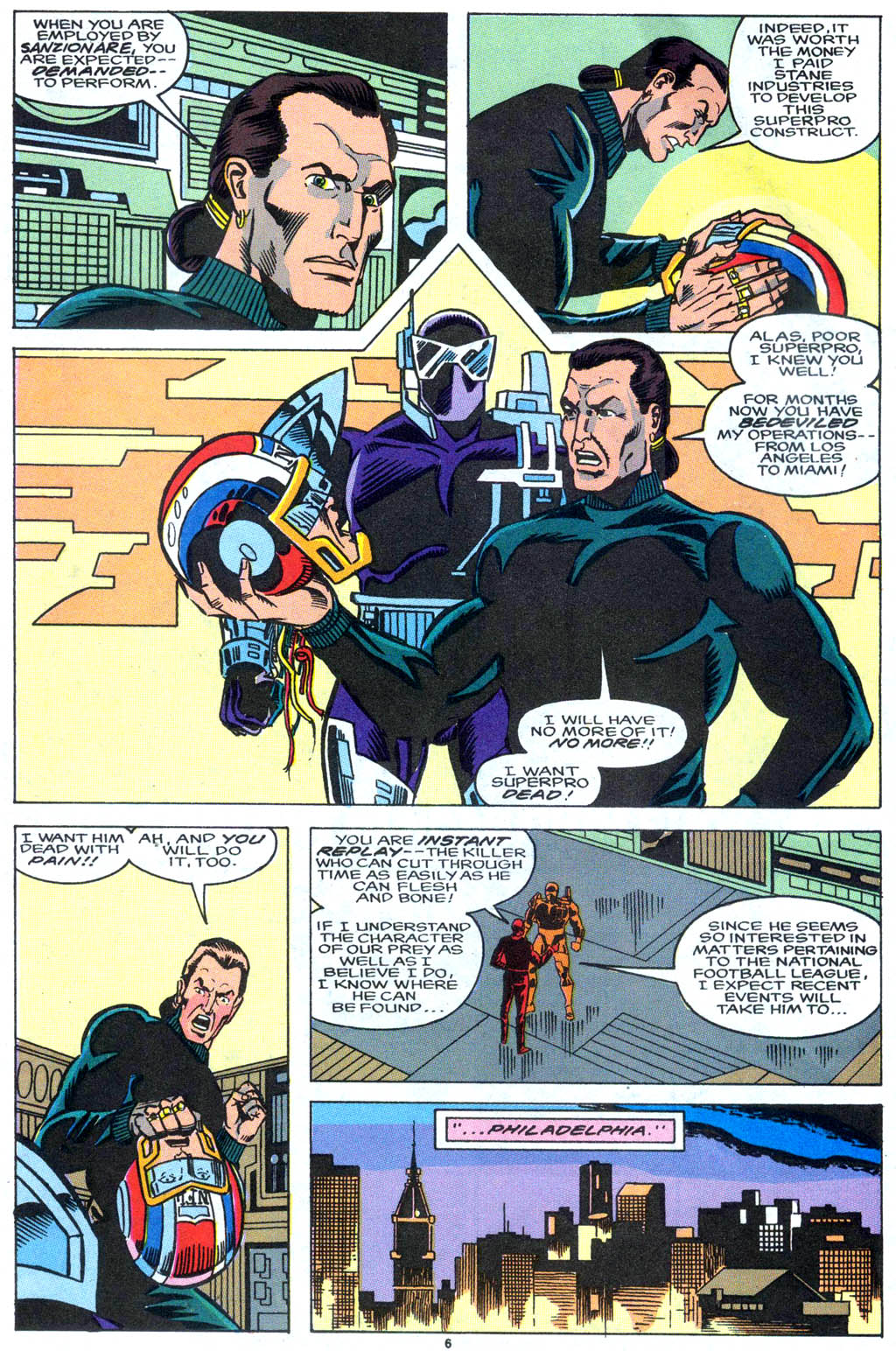 Read online NFL SuperPro comic -  Issue #3 - 6