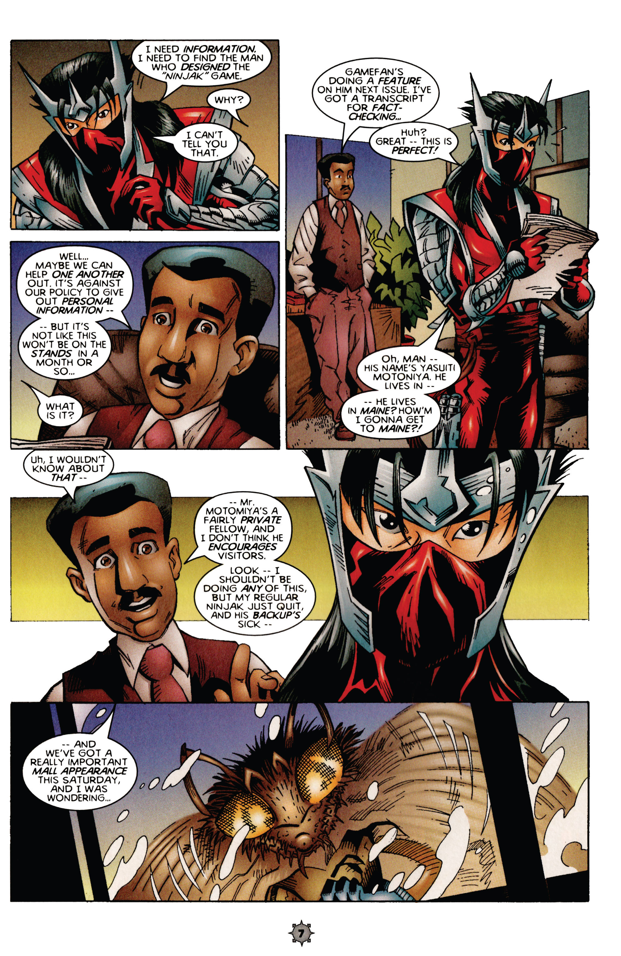 Read online Ninjak (1997) comic -  Issue #3 - 7